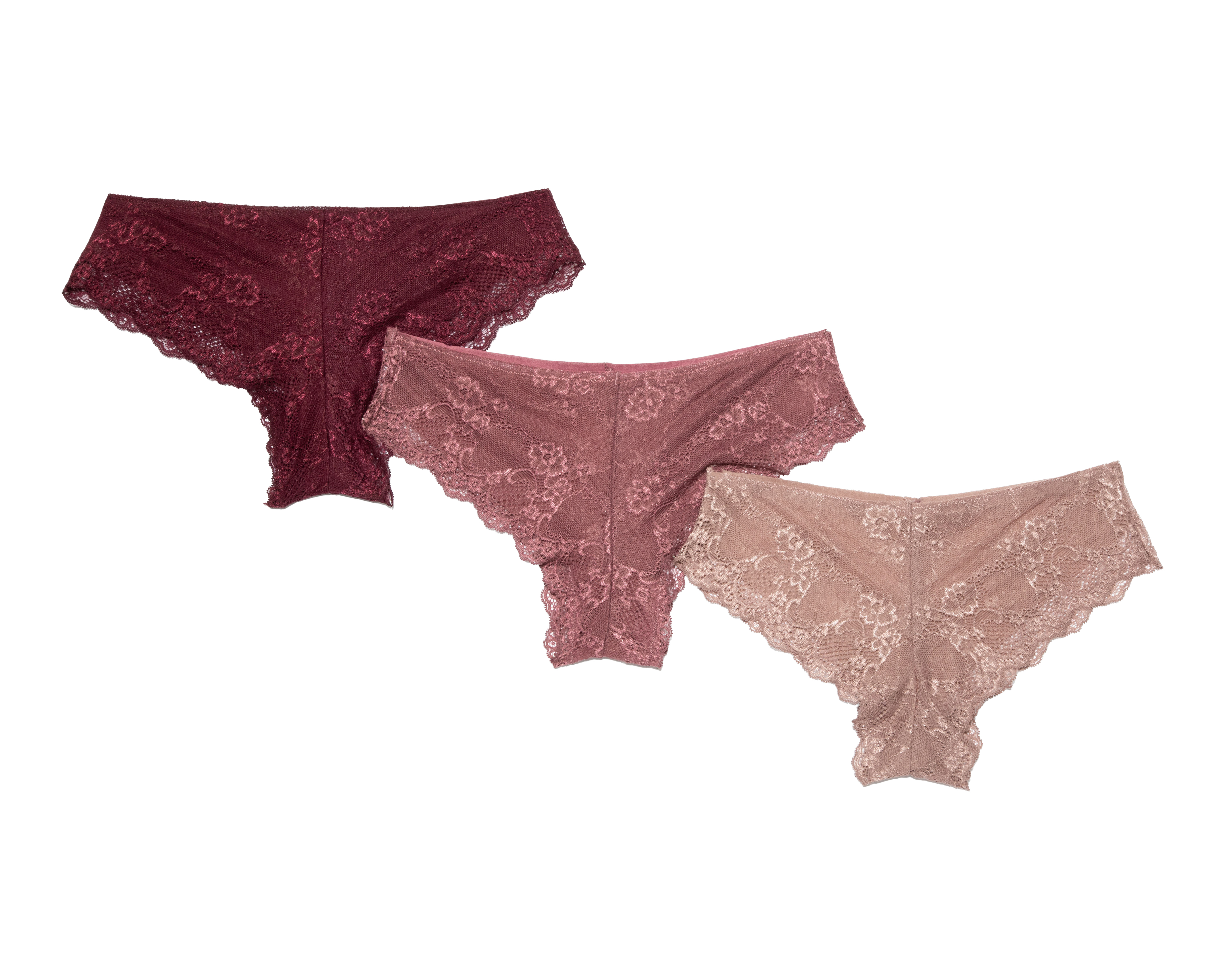 Tanga con Encaje Be Wiked para Mujer 3 Piezas