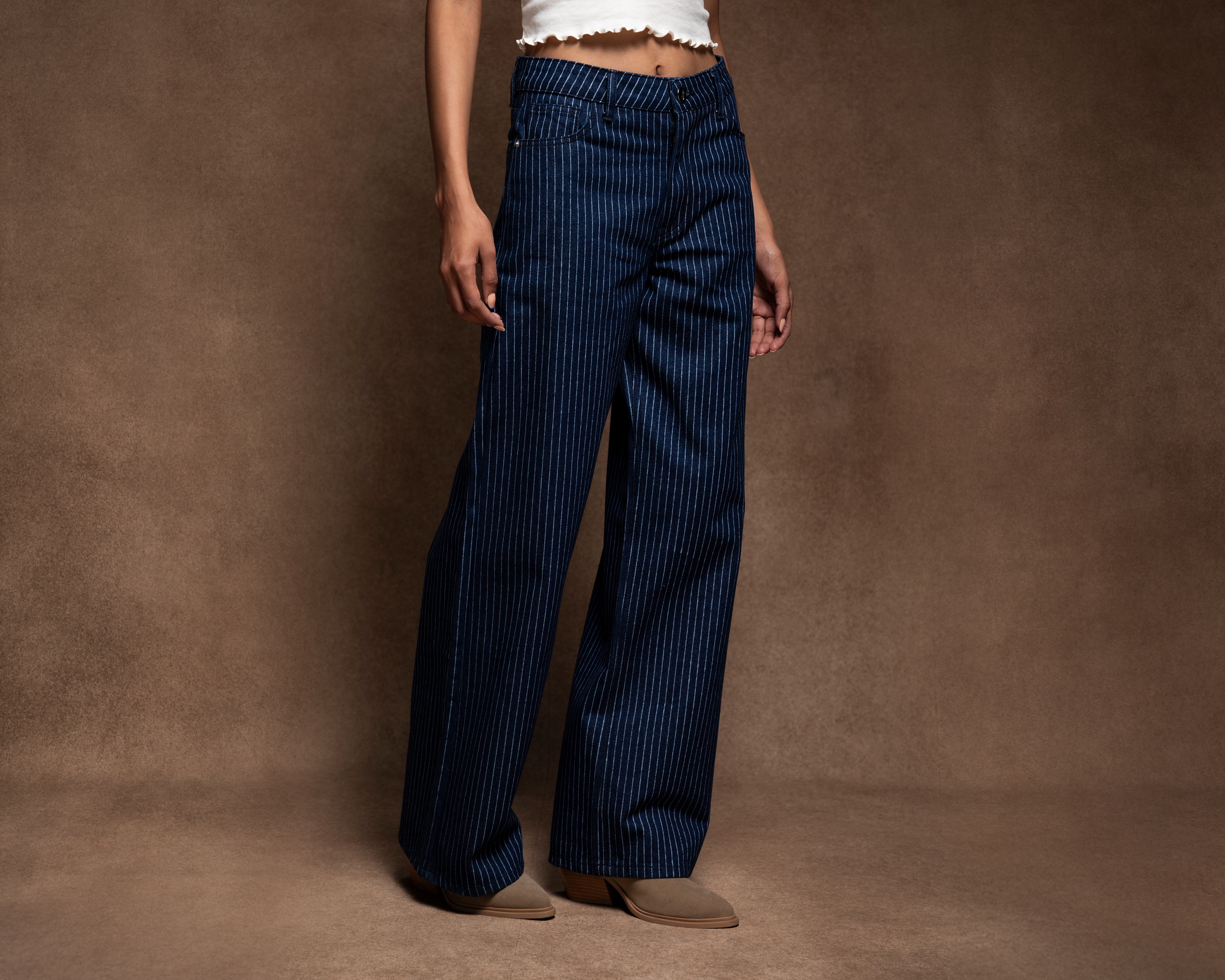 Foto 3 pulgar | Foto 2 | Jeans Wide Leg Strona para Mujer