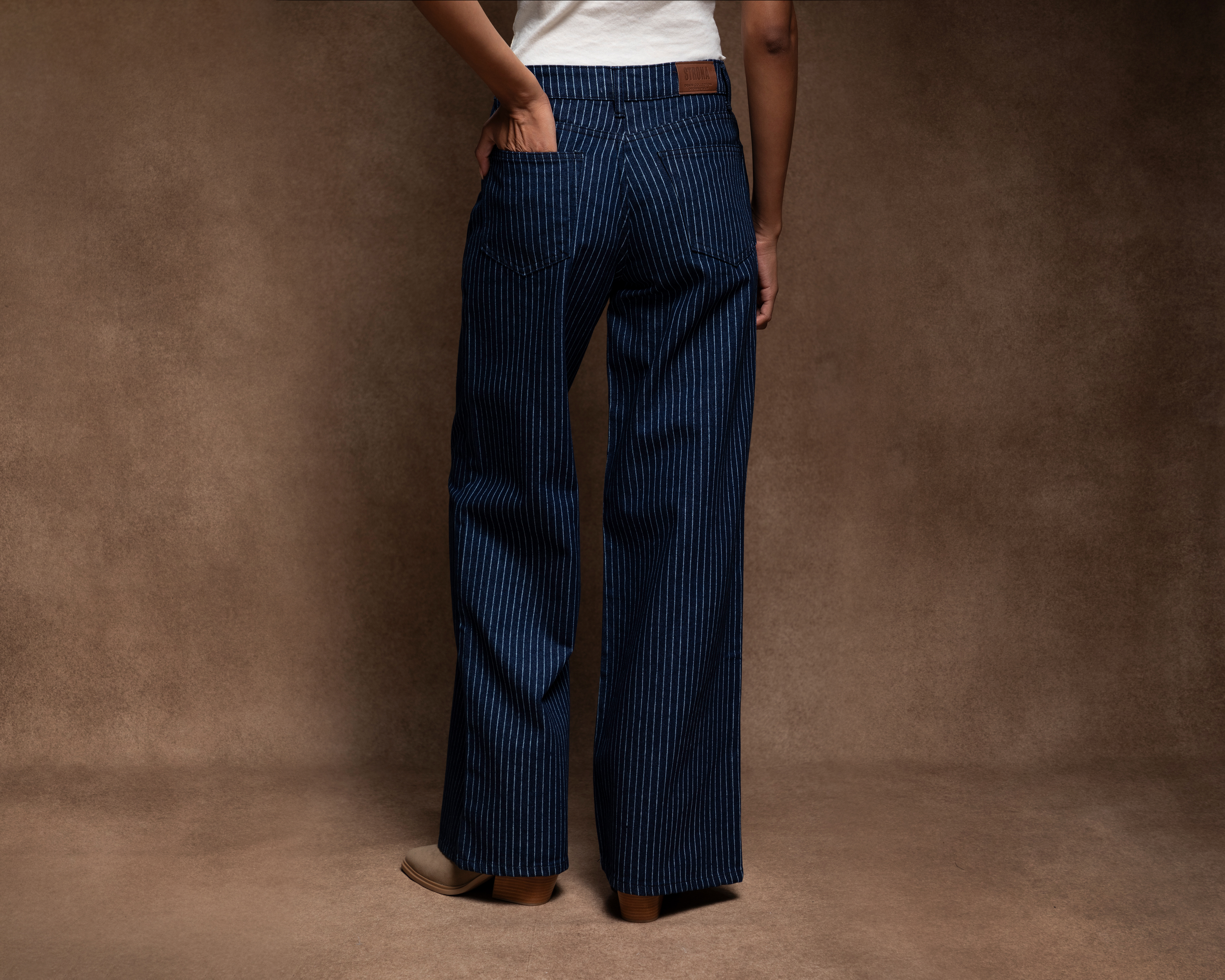 Foto 4 pulgar | Foto 3 | Jeans Wide Leg Strona para Mujer
