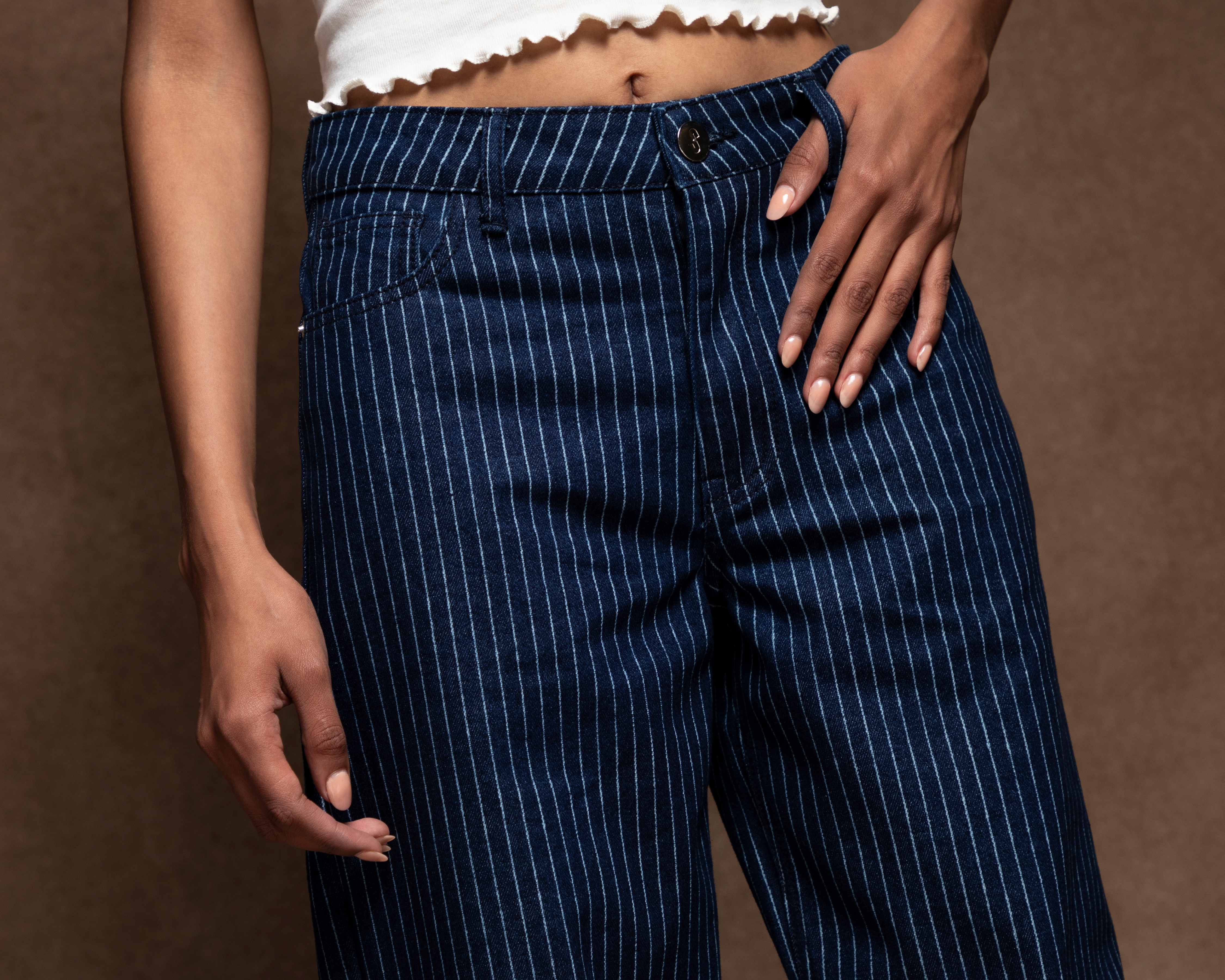 Foto 5 pulgar | Foto 4 | Jeans Wide Leg Strona para Mujer