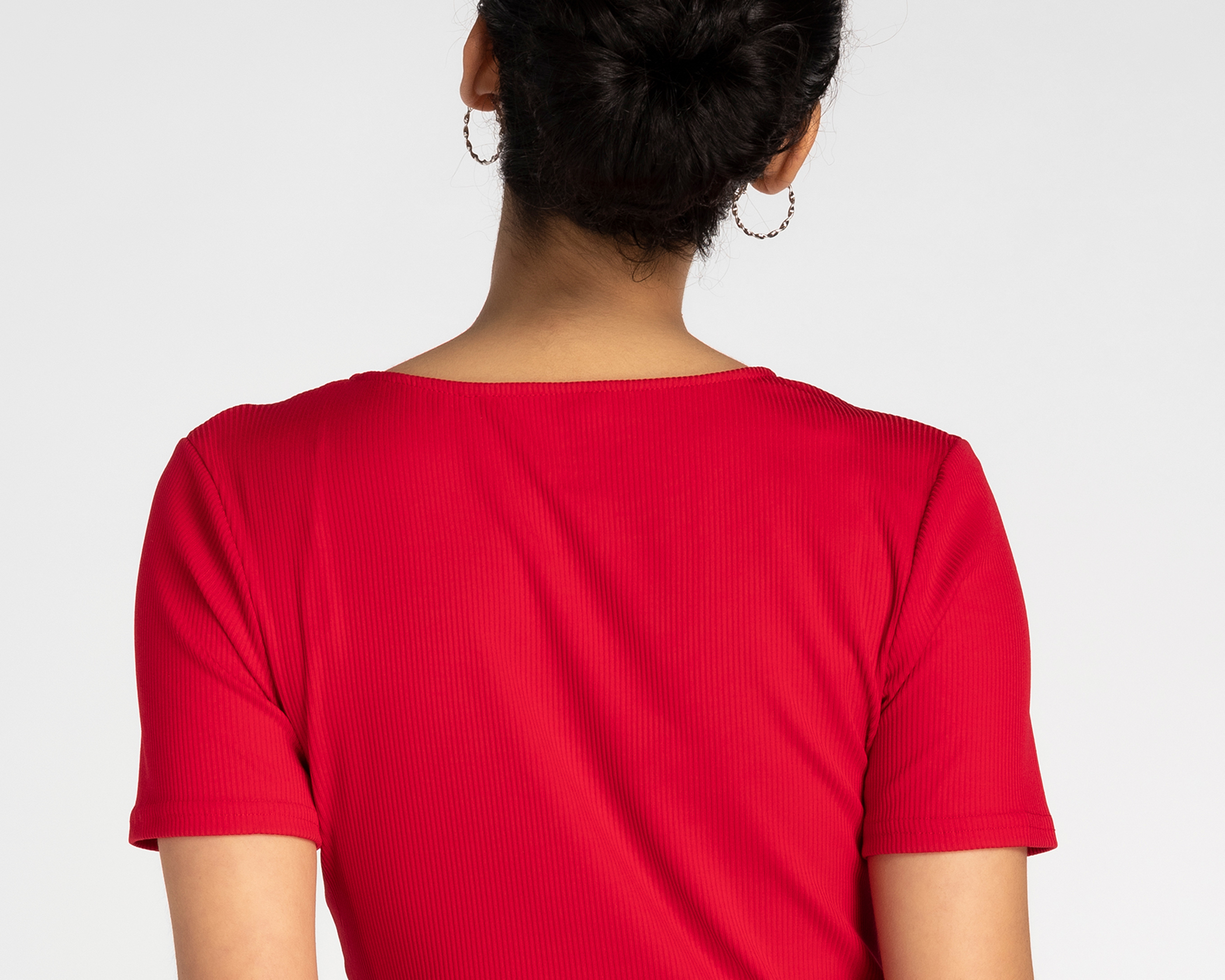 Foto 6 pulgar | Foto 5 | Playera Refill Cuello Redondo con Aberturas