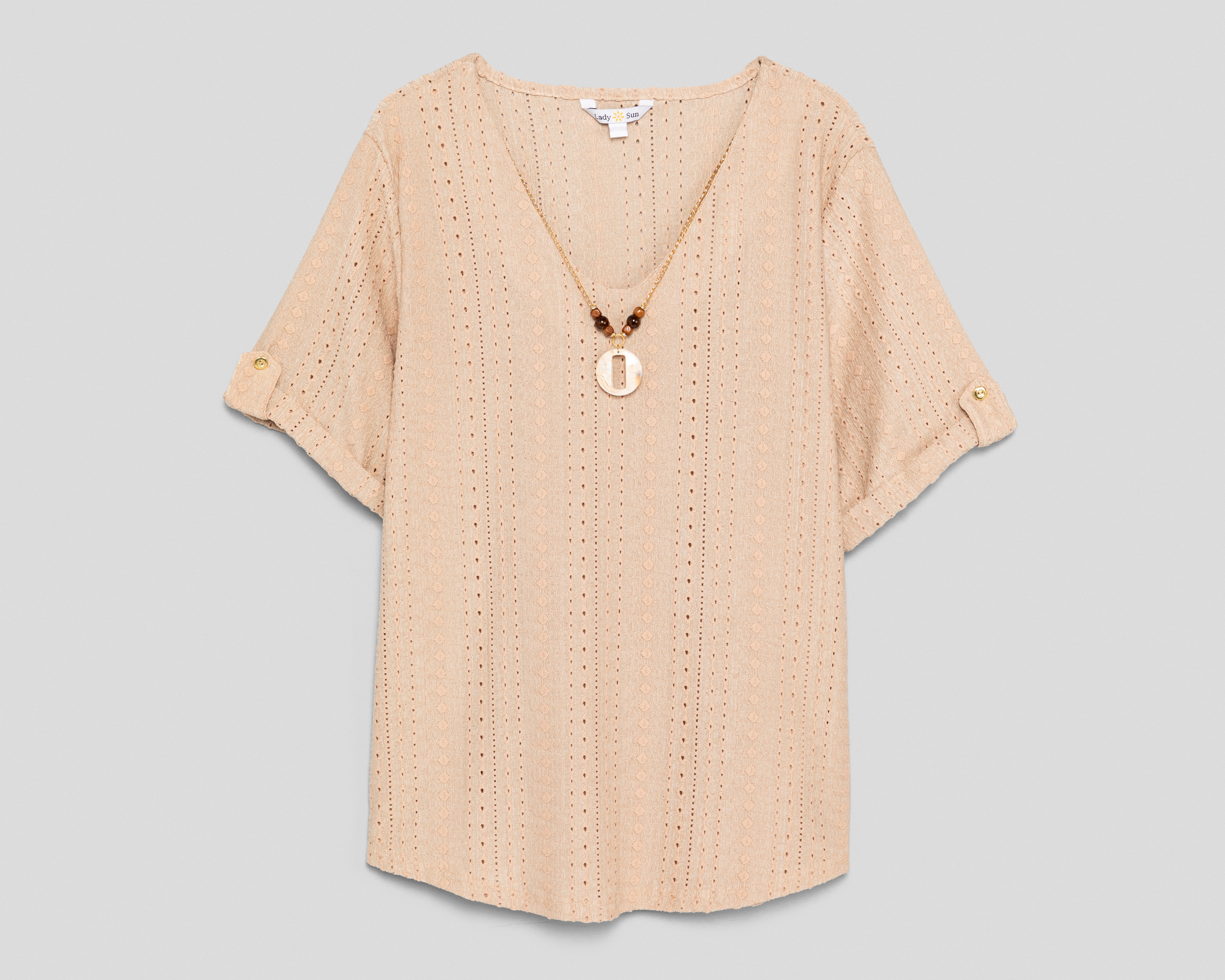 Foto 1 | Foto 1 | Blusa con Collar Lady Sun para Mujer