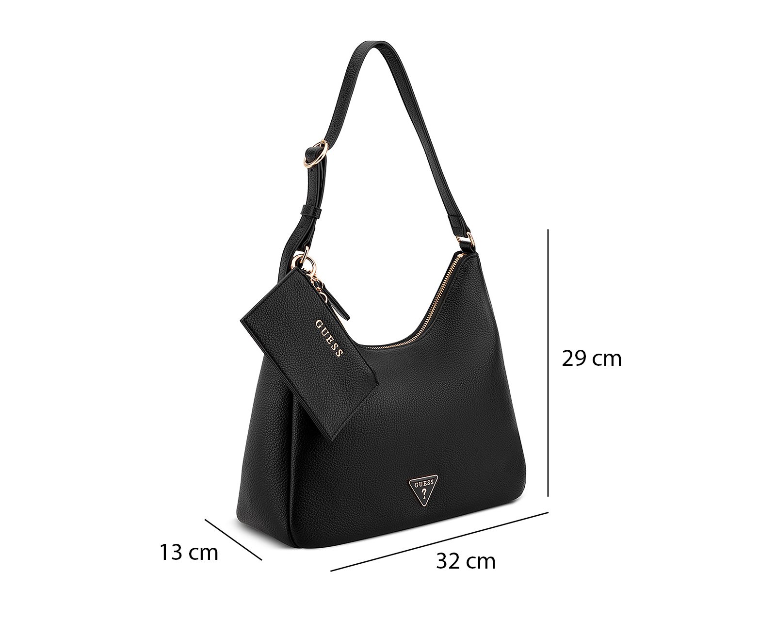 Foto 5 | Foto 5 | Bolsa de Hombro Guess Wells con Monedero