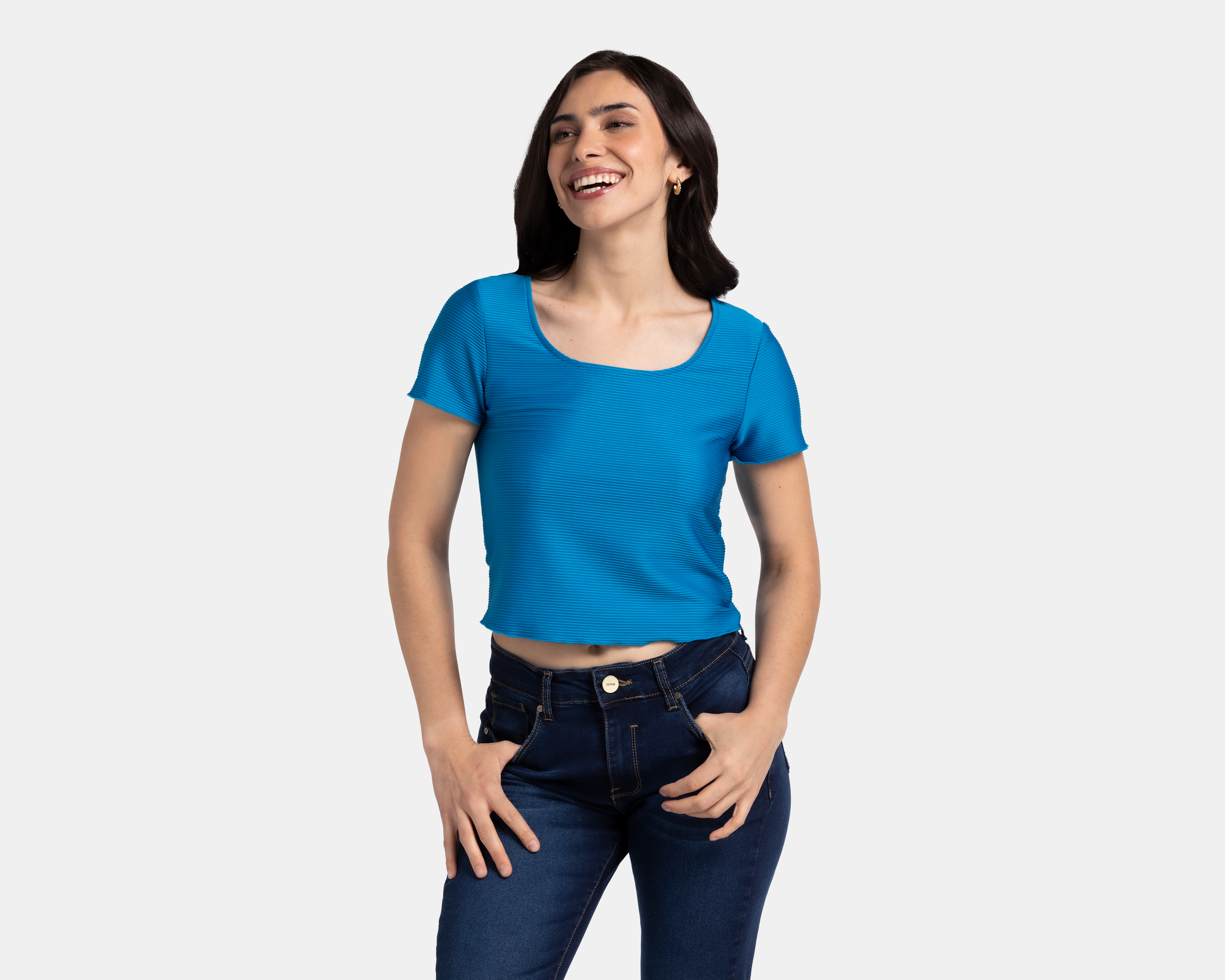 Foto 1 | Foto 1 | Blusa Sahara Manga Corta Cuello Redondo