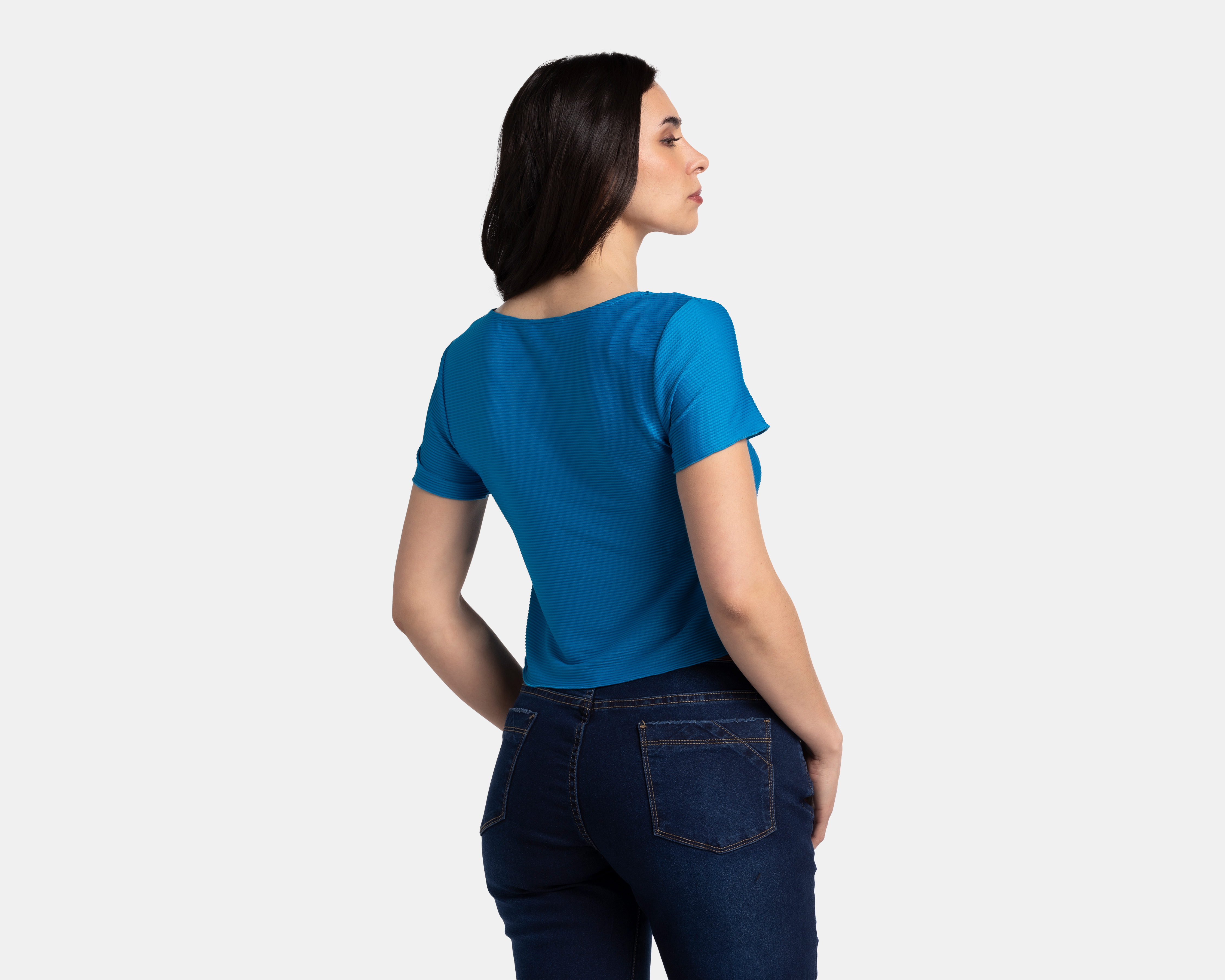 Foto 3 | Foto 3 | Blusa Sahara Manga Corta Cuello Redondo