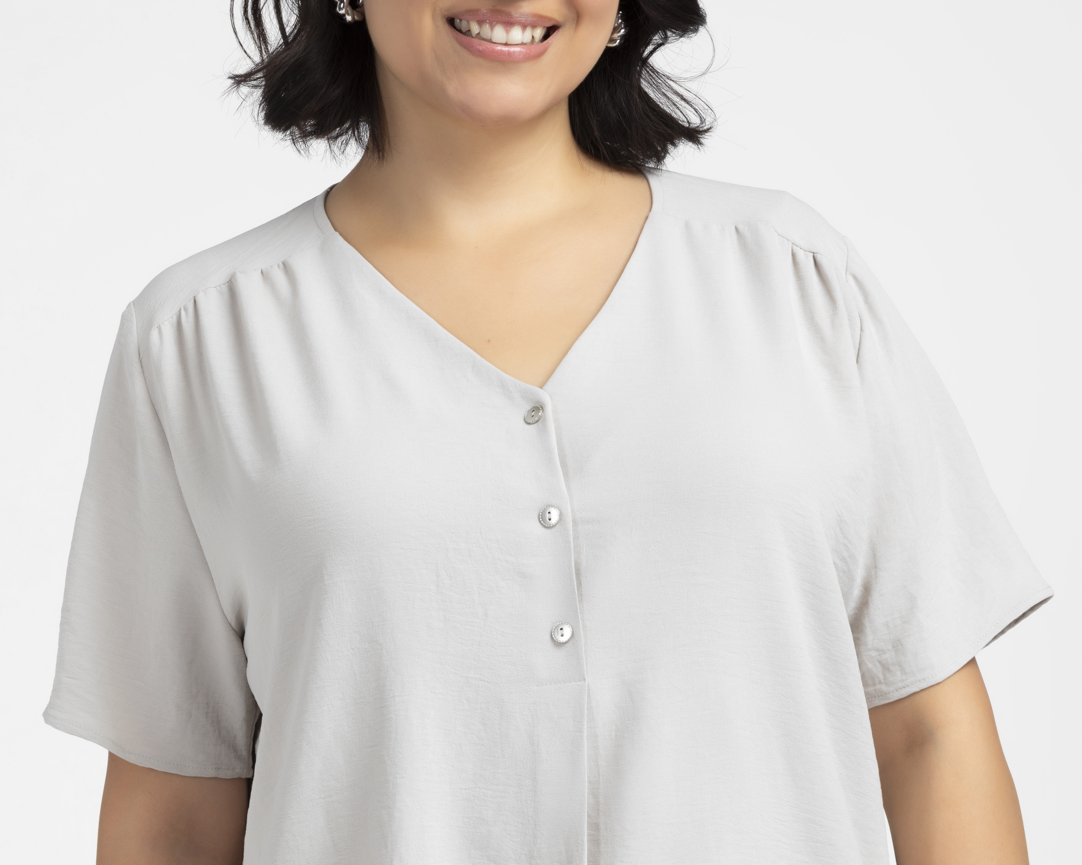 Foto 5 pulgar | Foto 4 | Blusa Manga Corta Sahara para Mujer