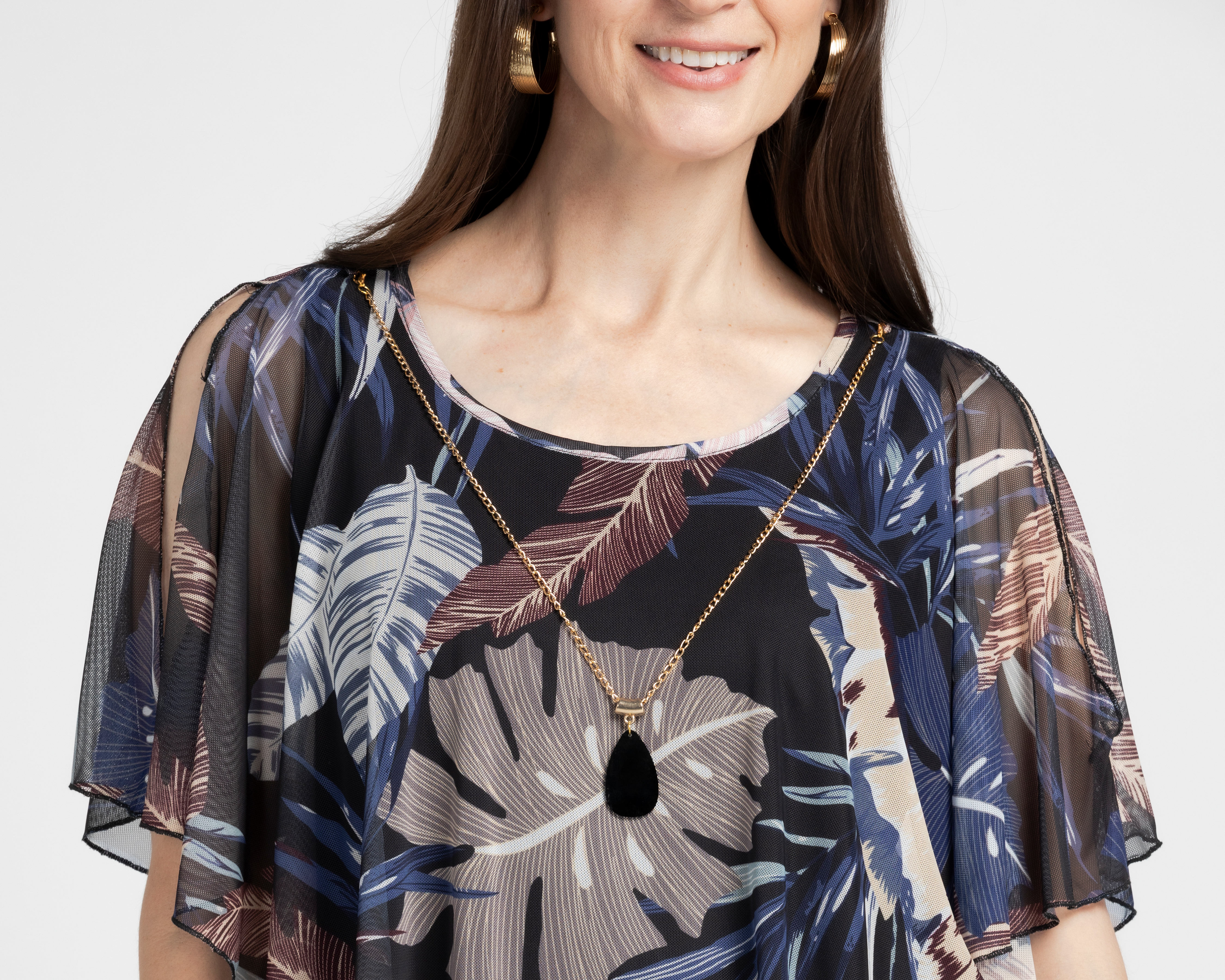 Foto 4 | Foto 4 | Blusa con Collar Lady Sun para Mujer
