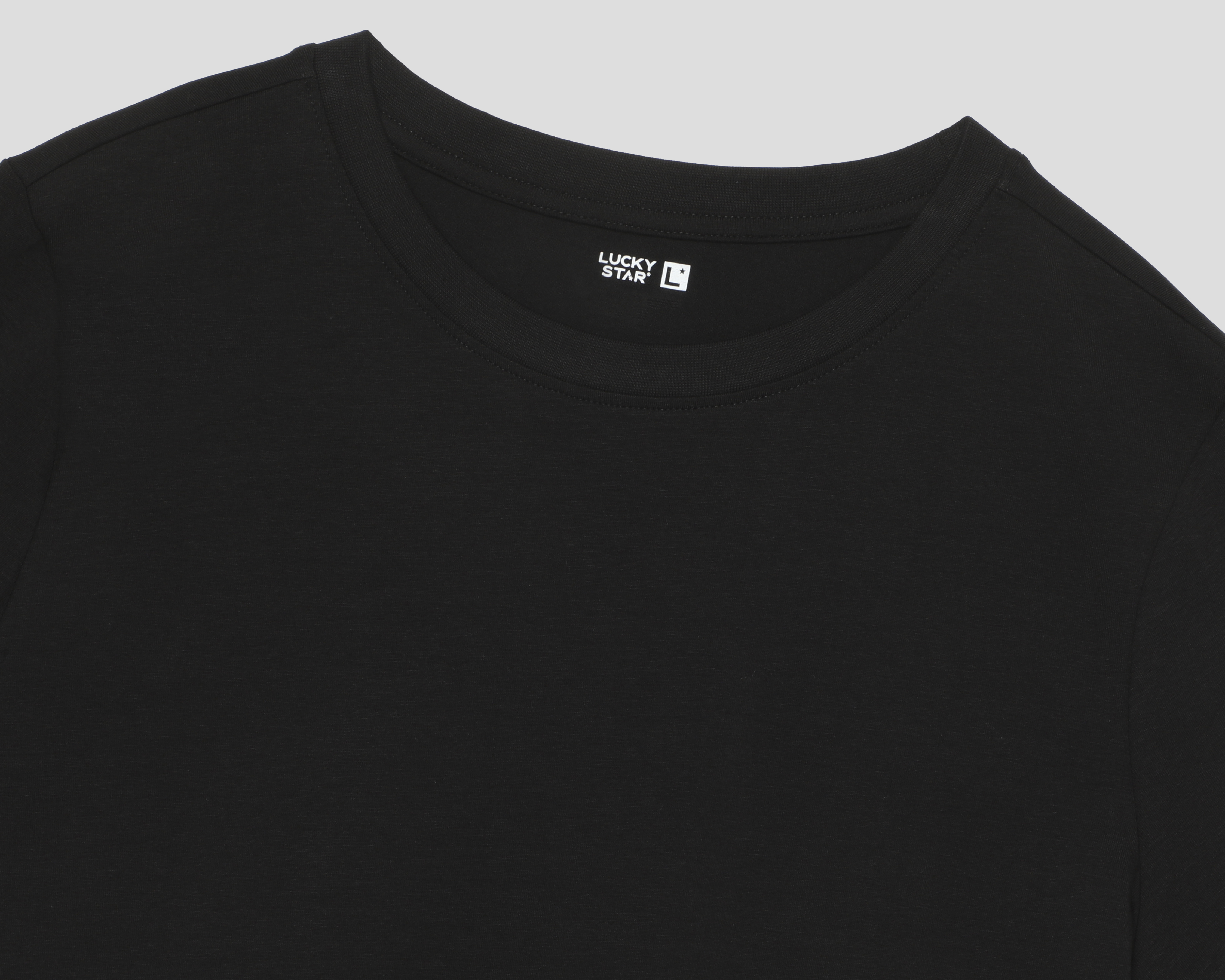 Foto 3 | Foto 3 | Playera Negra Lucky Star para Mujer