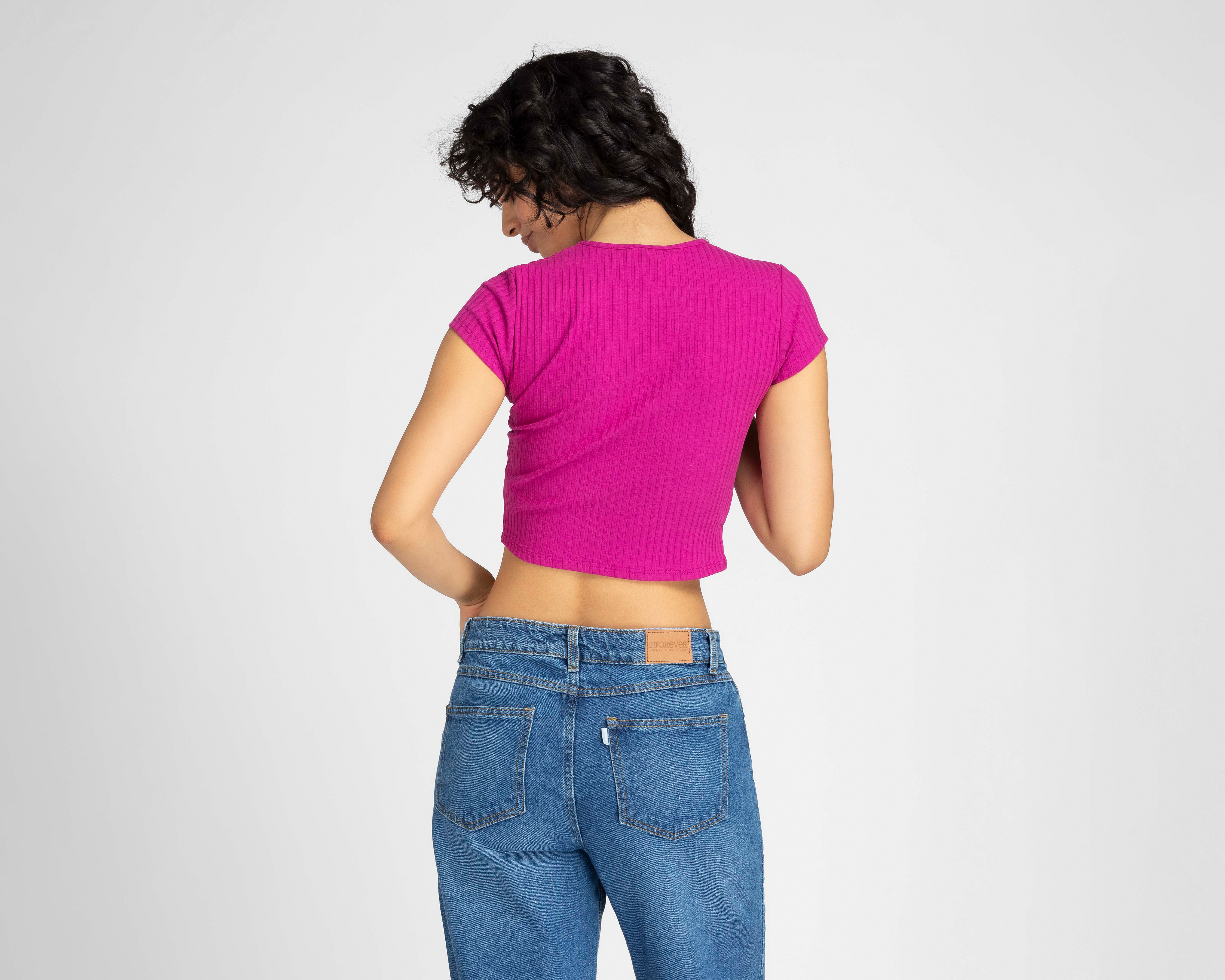 Foto 3 | Foto 3 | Blusa 18 Forever Manga Corta con Cuello Redondo