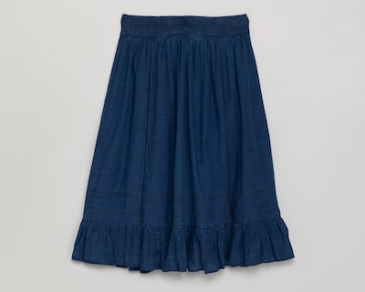 Foto 2 | Foto 2 | Falda Midi American Eagle Azul para Mujer