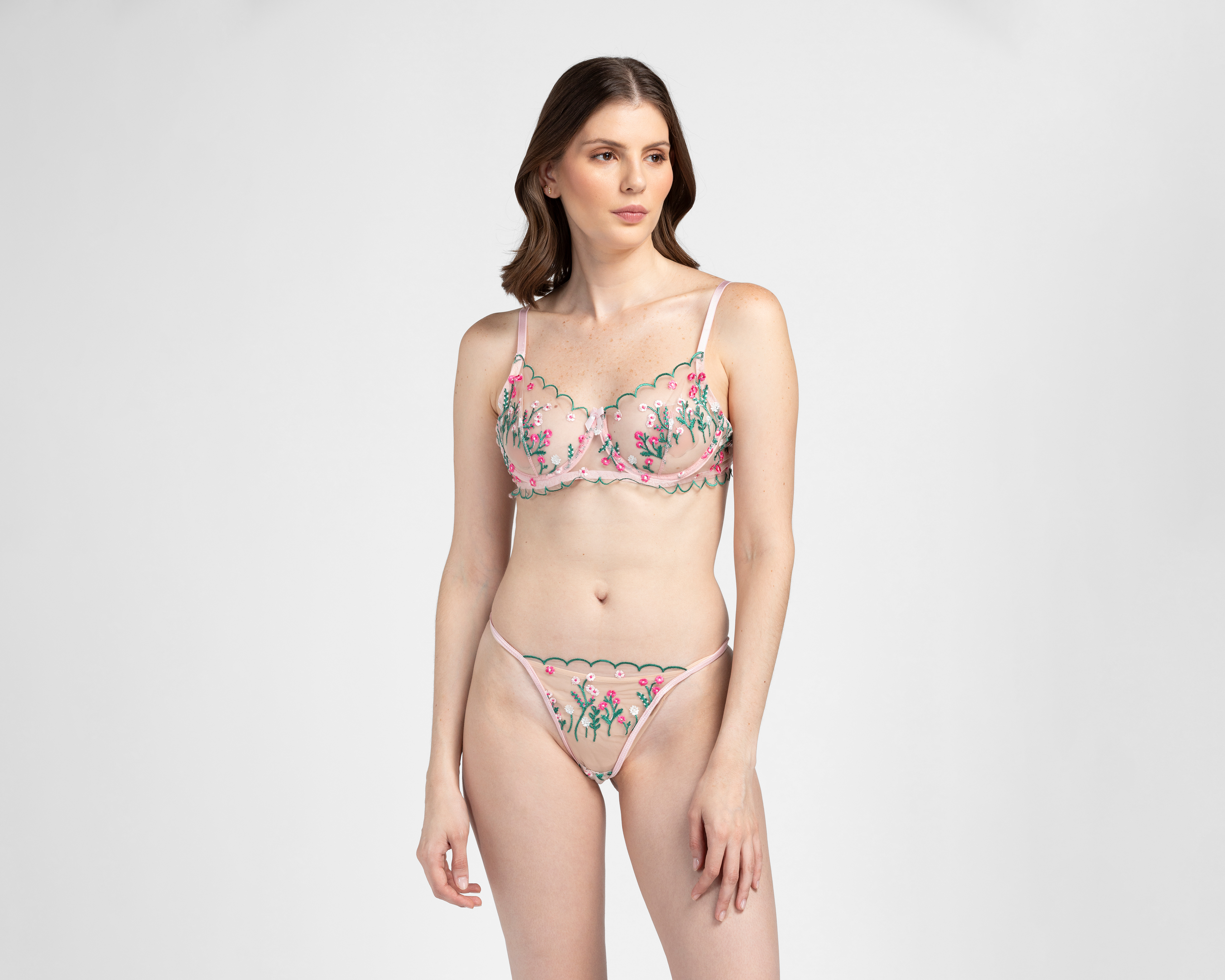 Foto 1 | Foto 1 | Coordinado de Encaje Media Copa Eva tu Estilo Íntimo para Mujer