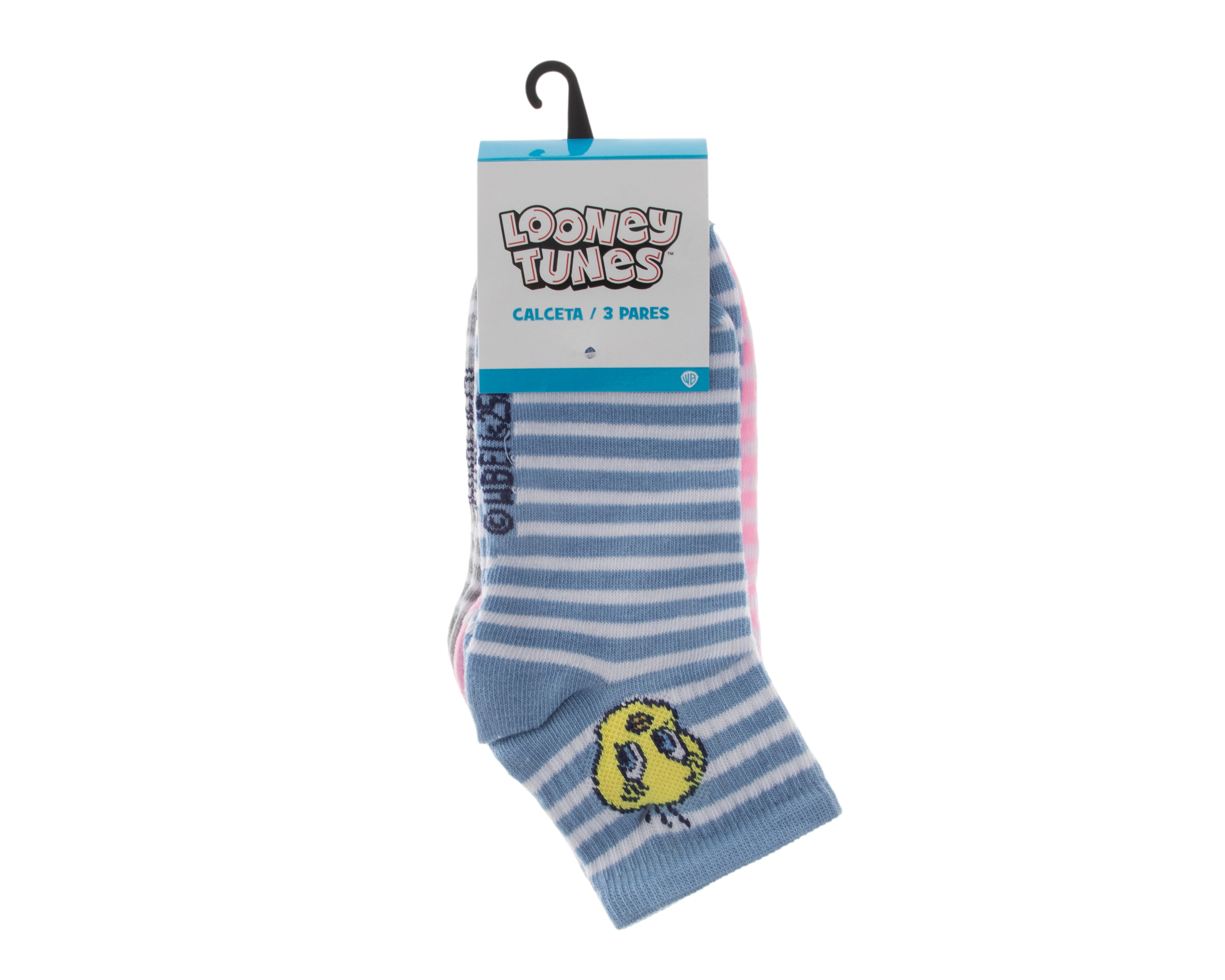 Foto 4 pulgar | Foto 3 | Calcetas Looney Tunes para Mujer 3 Pares