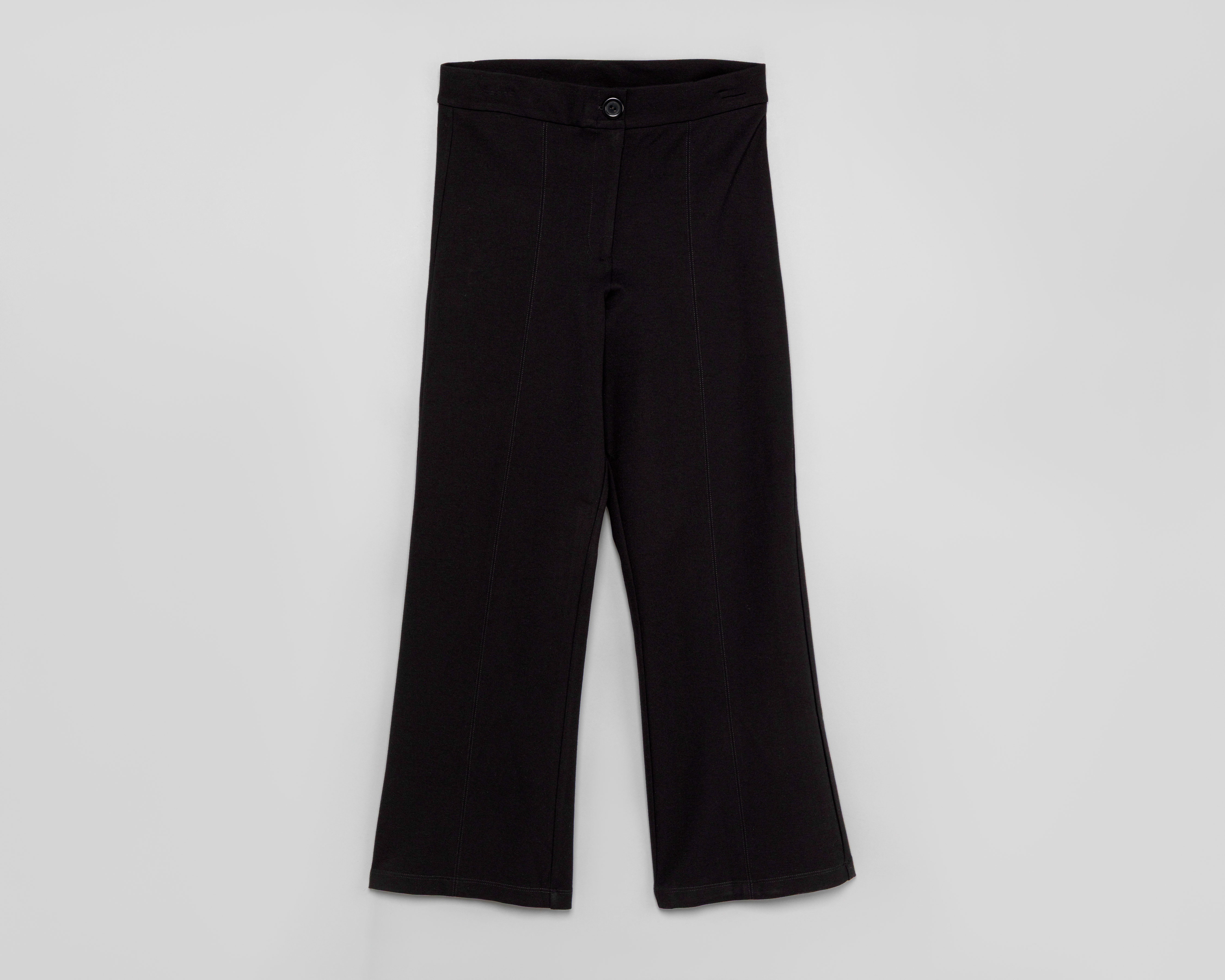 Foto 2 pulgar | Foto 1 | Pantalón Ancho Sahara Negro para Mujer