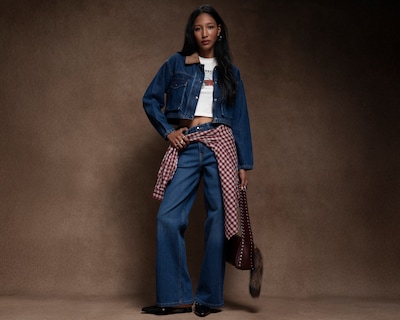 Foto 1 | Foto 1 | Jeans Wide Leg Strona para Mujer