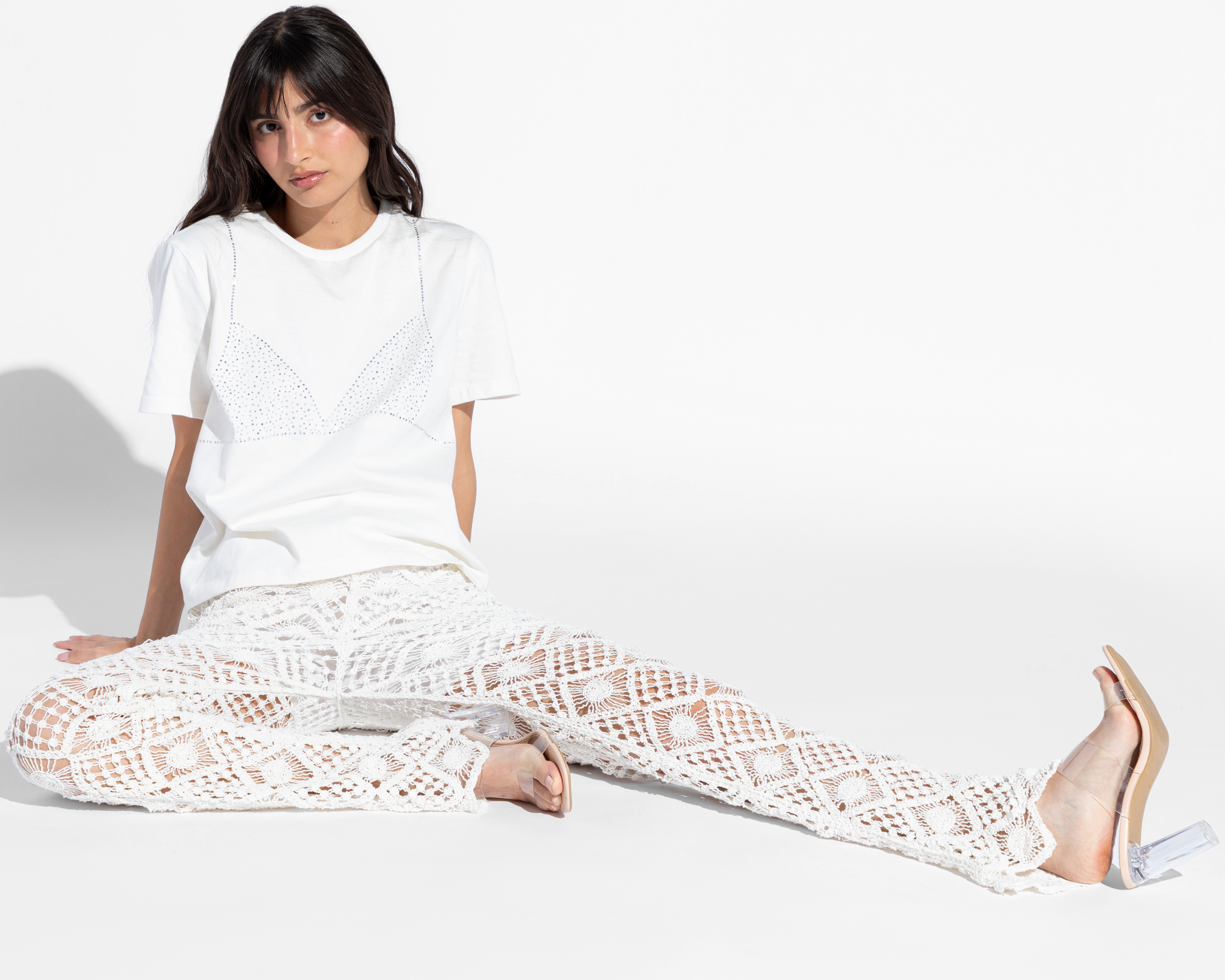 Foto 2 | Foto 2 | Playera Blanca Strona para Mujer