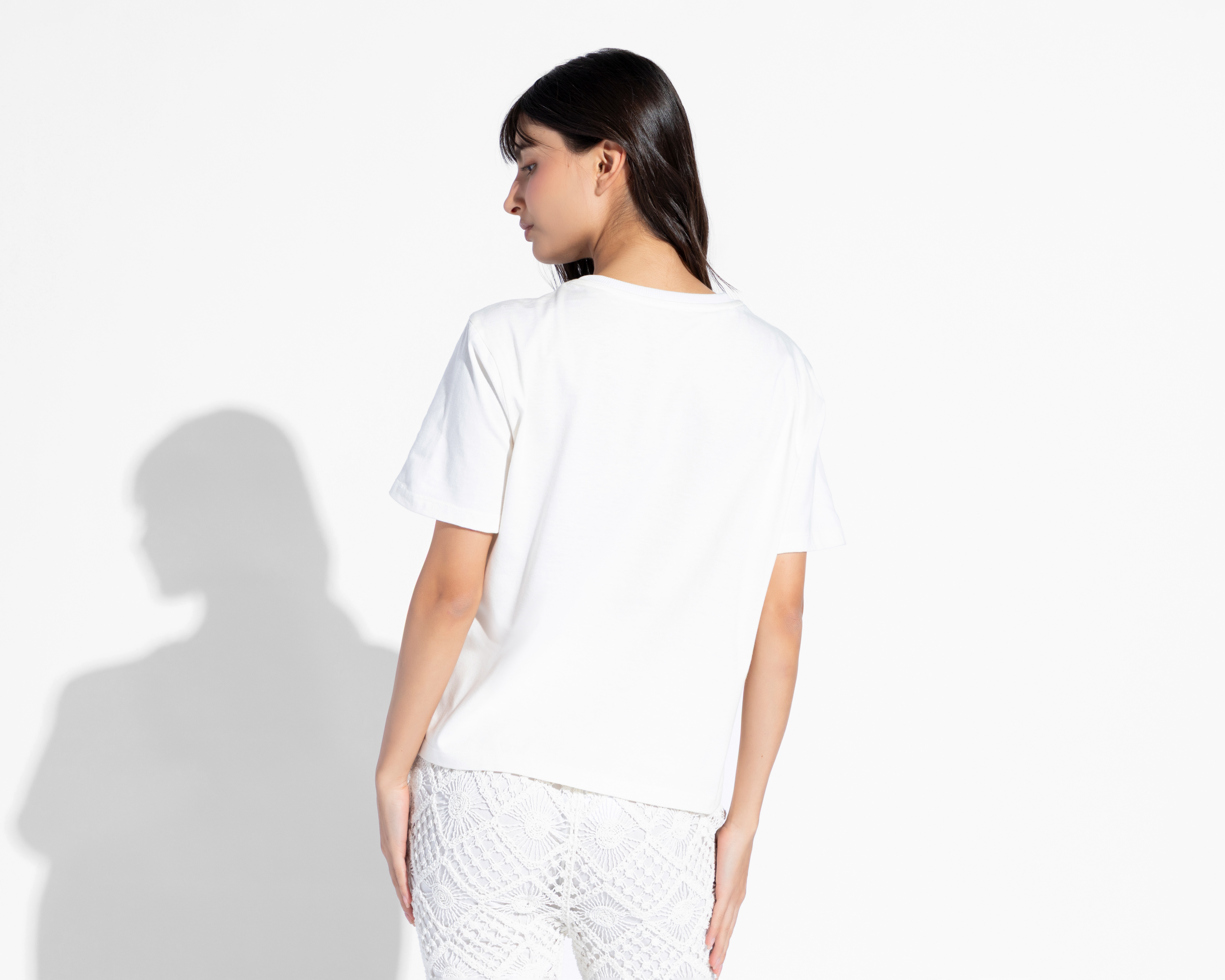 Foto 3 | Foto 3 | Playera Blanca Strona para Mujer