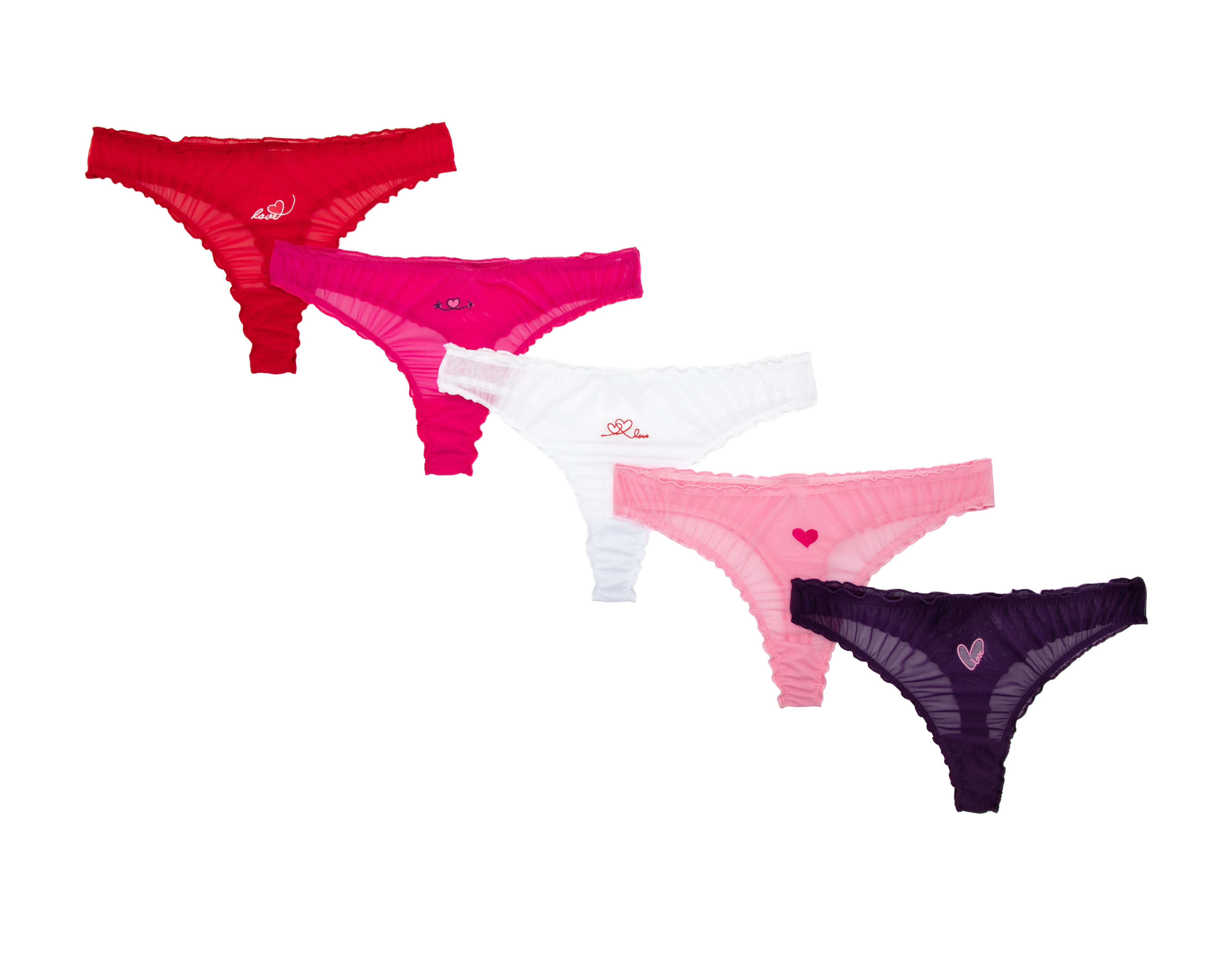 Foto 2 pulgar | Foto 1 | Tanga Lovest para Mujer 5 Piezas