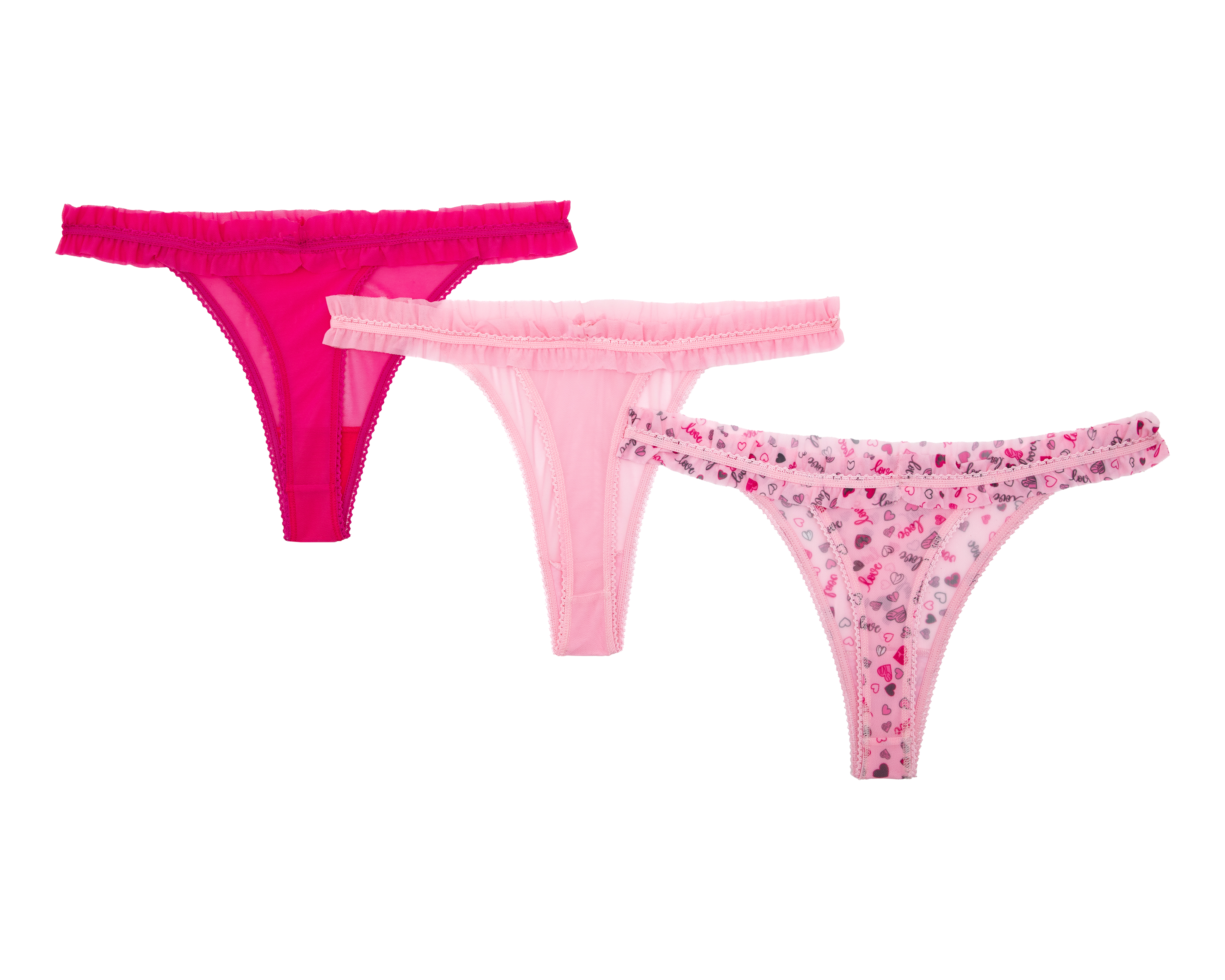 Foto 2 | Foto 2 | Tanga Lovest para Mujer 3 Pack