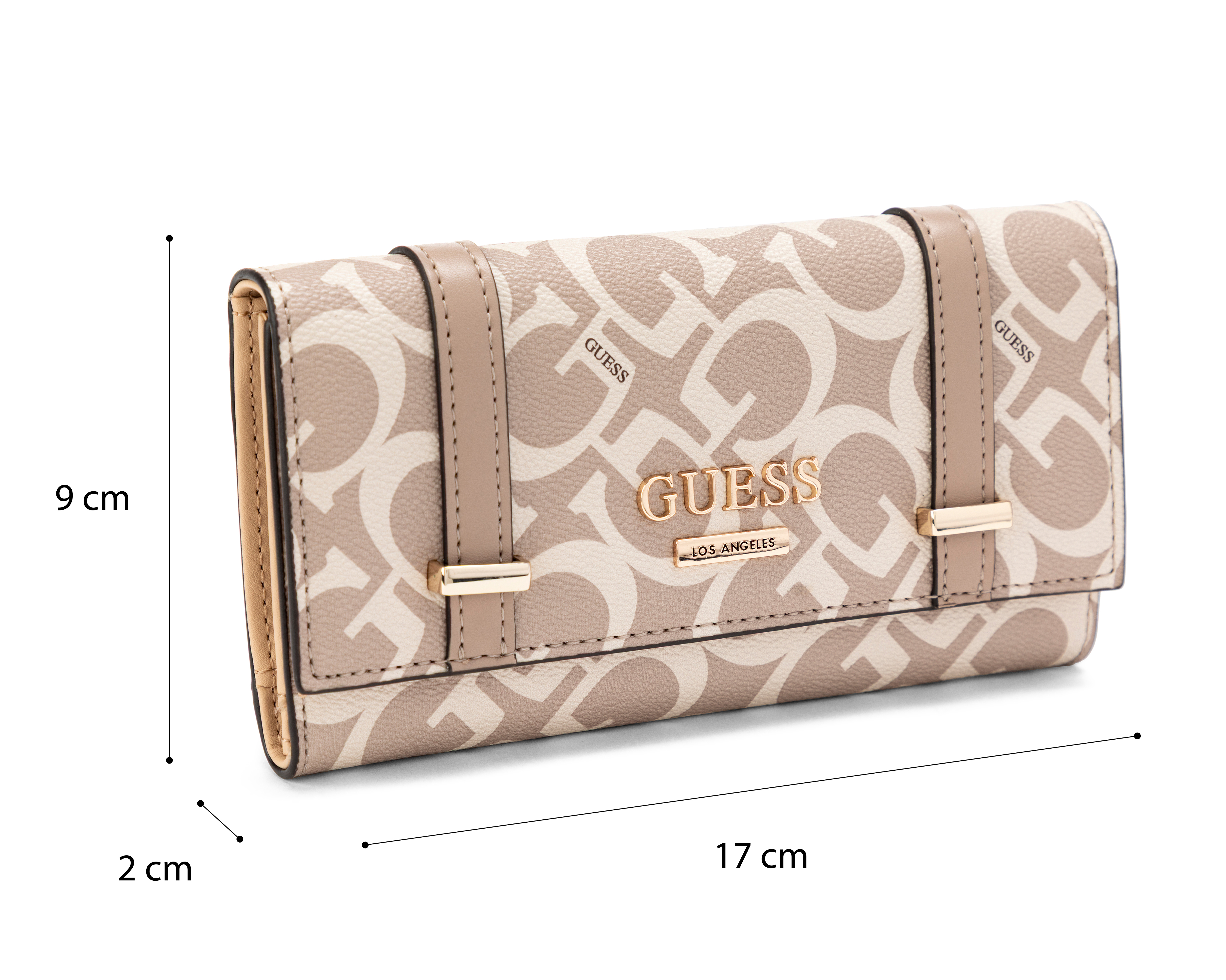 Foto 7 pulgar | Foto 6 | Cartera para Mujer Guess Beige