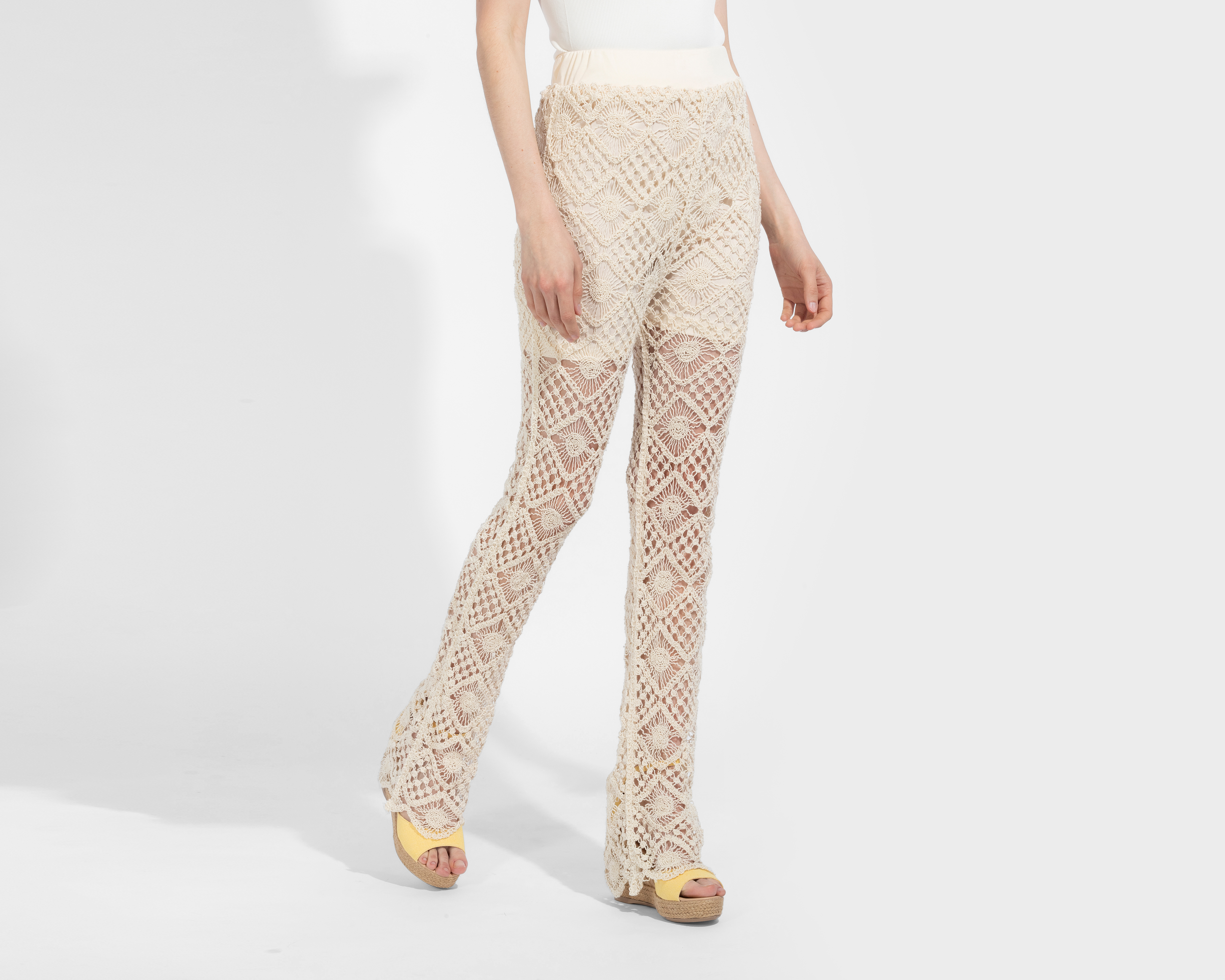 Pantalón Flare Sahara Beige para Mujer