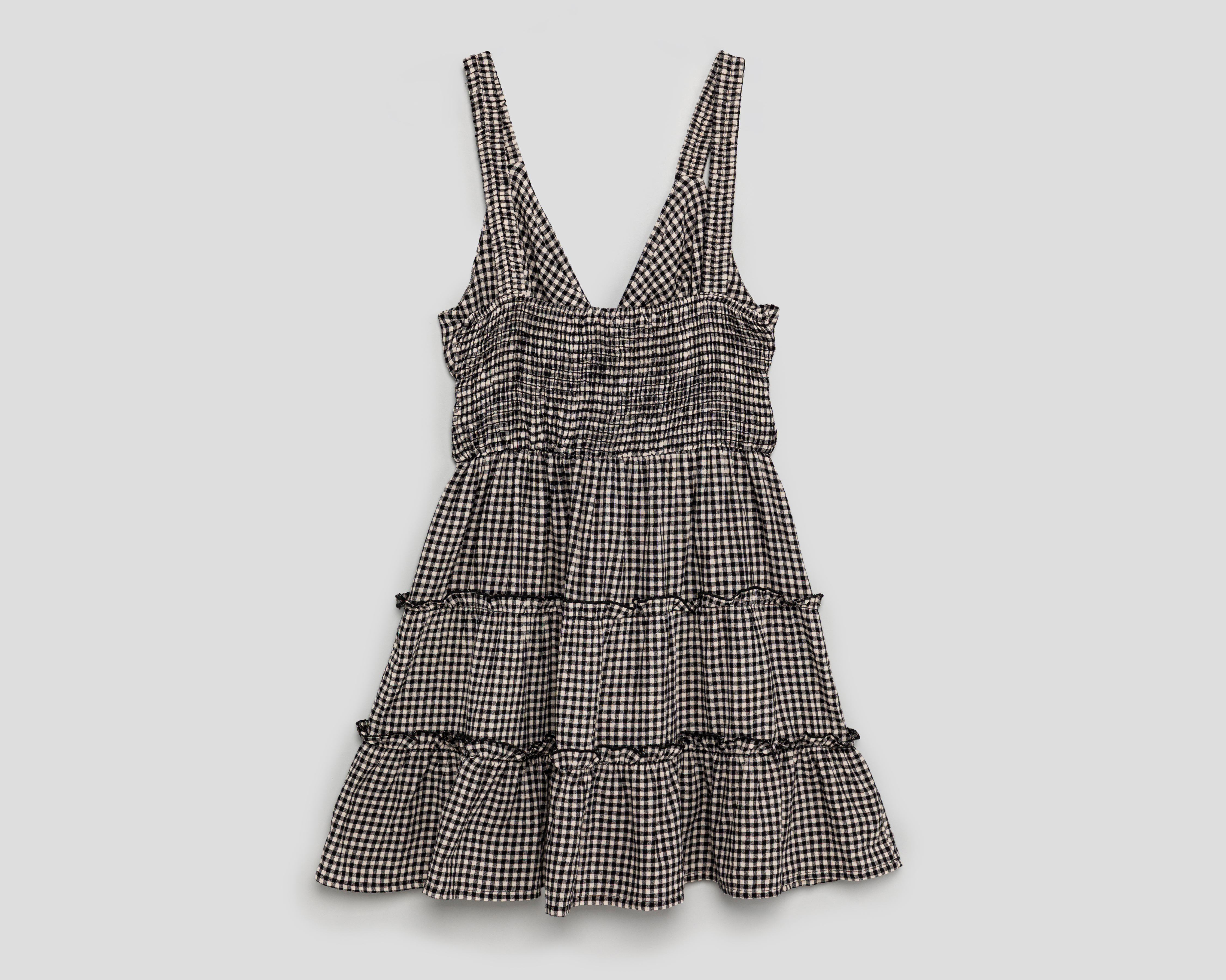 Foto 3 pulgar | Foto 2 | Vestido Casual 18 Forever Corto a Cuadros para Mujer