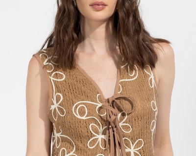 Foto 4 | Foto 4 | Chaleco Tejido Sahara para Mujer