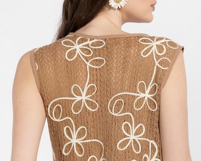 Foto 5 | Foto 5 | Chaleco Tejido Sahara para Mujer