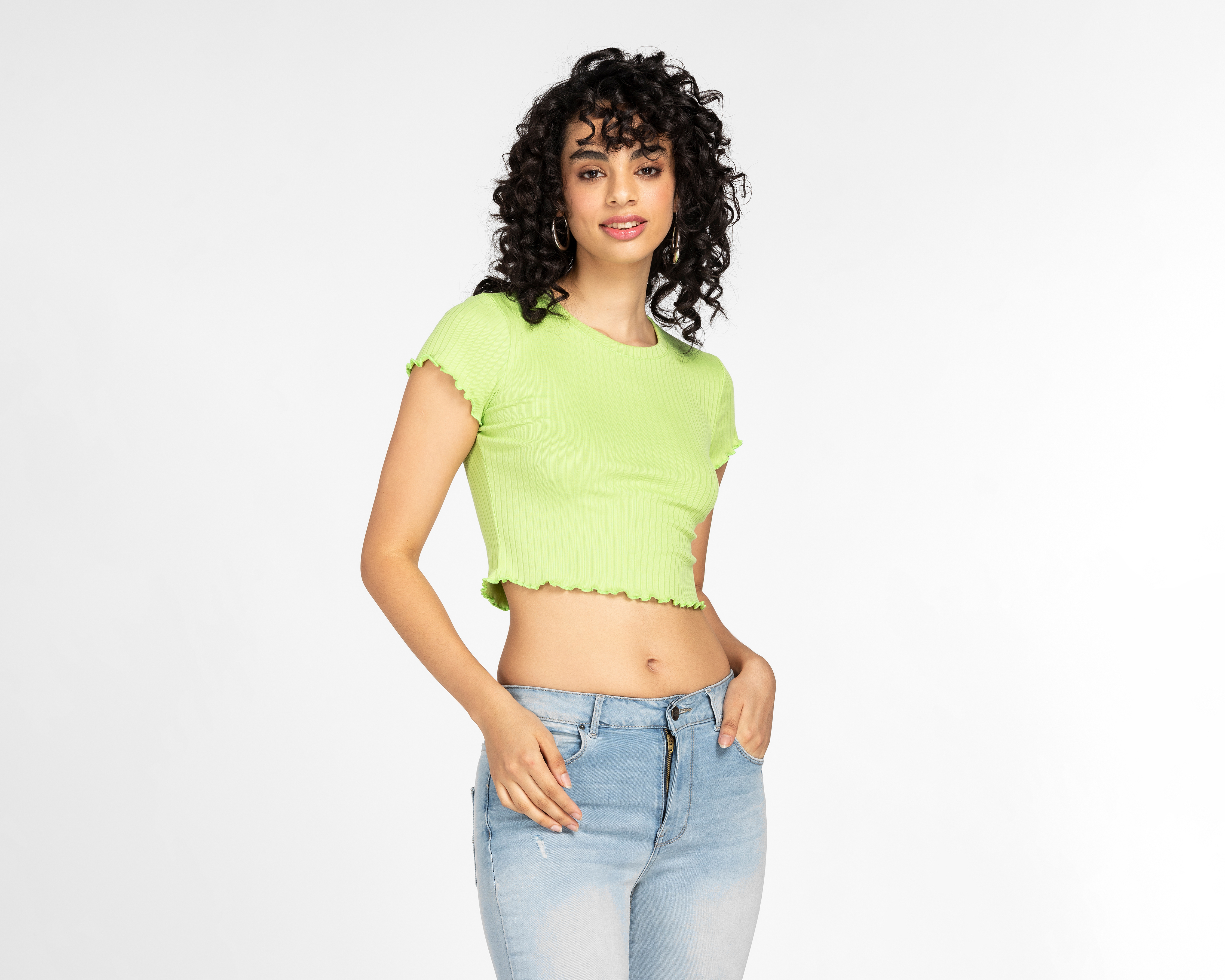 Blusa 18 Forever Manga Corta Verde