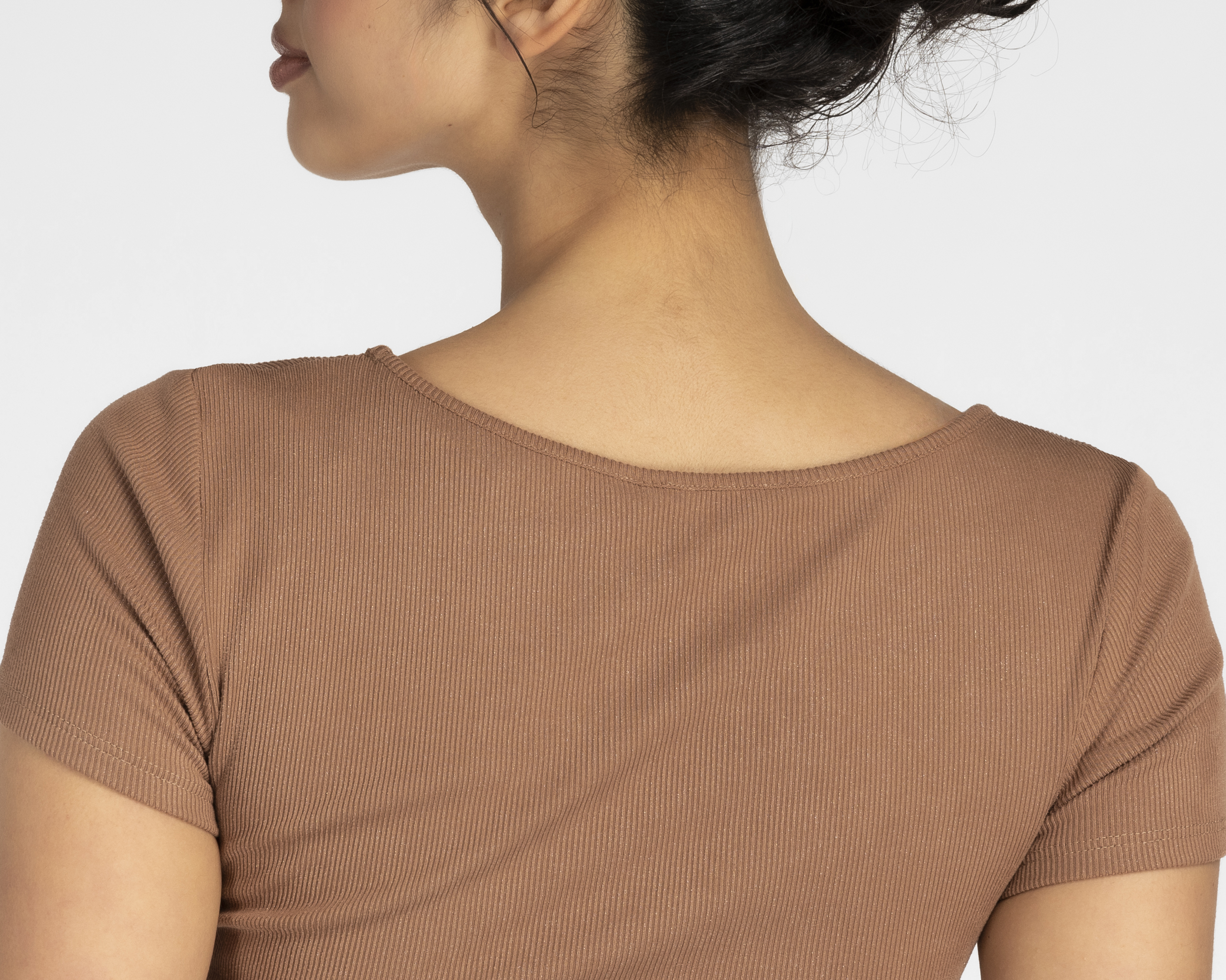 Foto 6 pulgar | Foto 5 | Blusa Refill Manga Corta con Escote Cuadrado