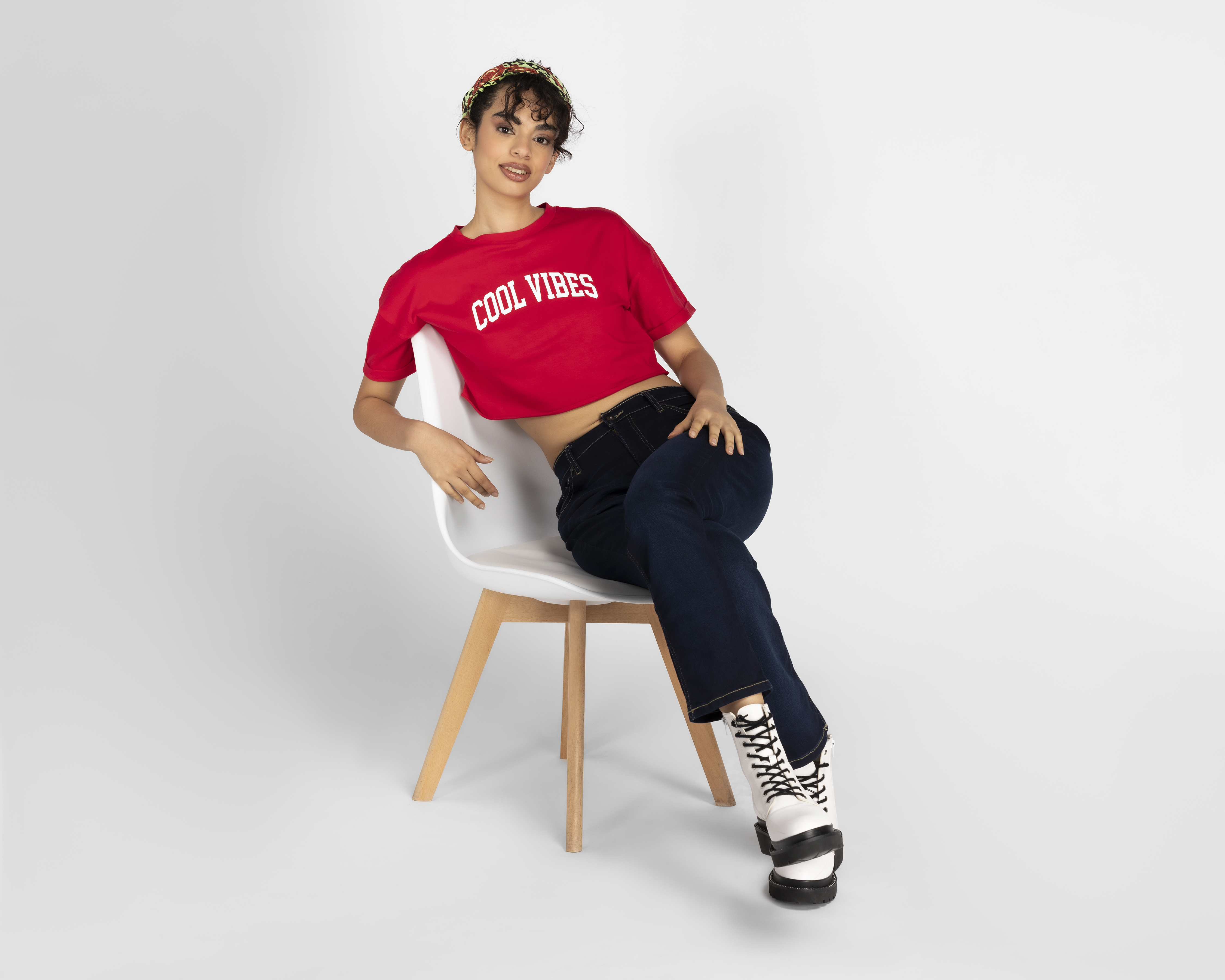 Foto 2 | Foto 2 | Crop Top Refill Manga Corta con Estampado