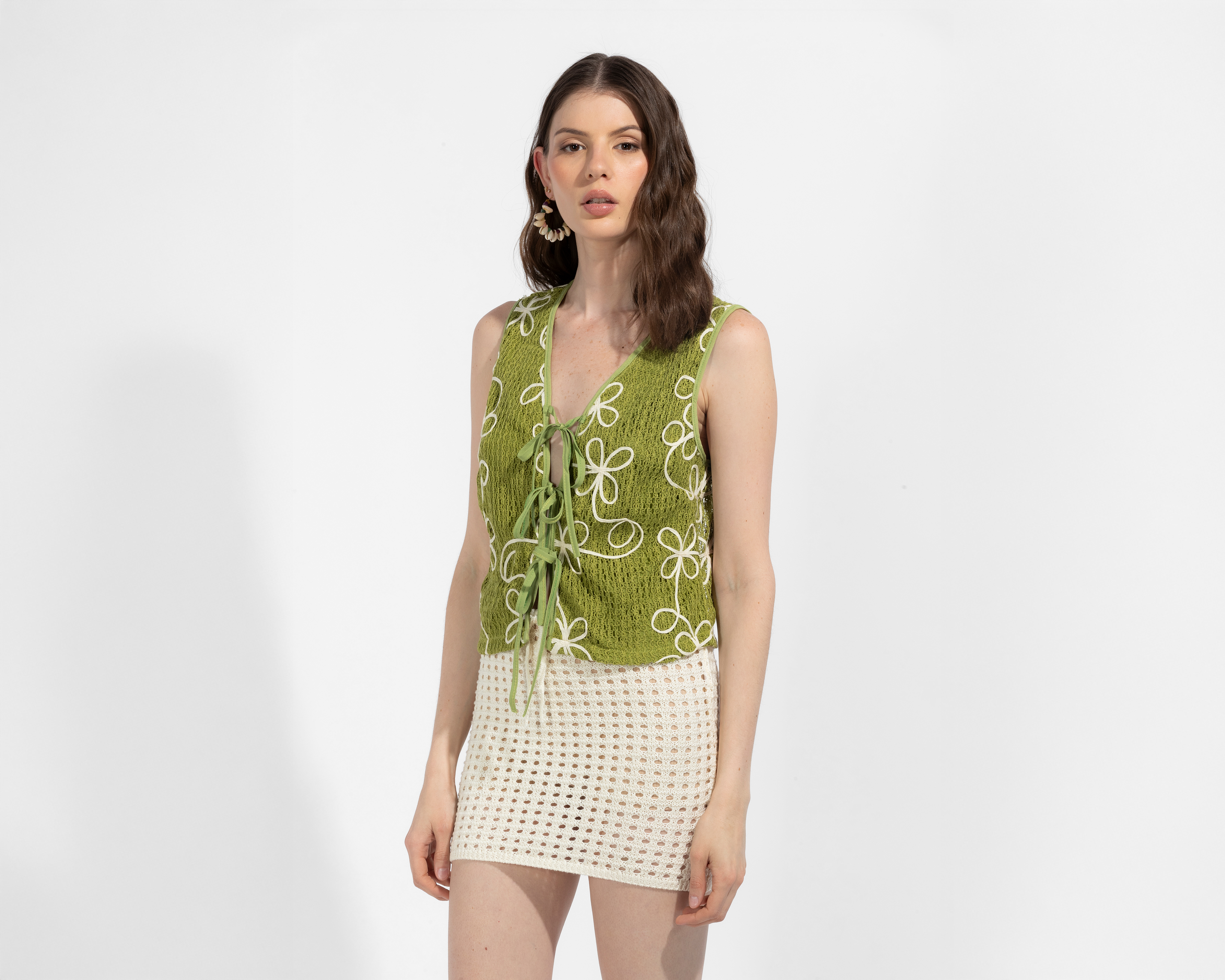 Chaleco Tejido Sahara para Mujer