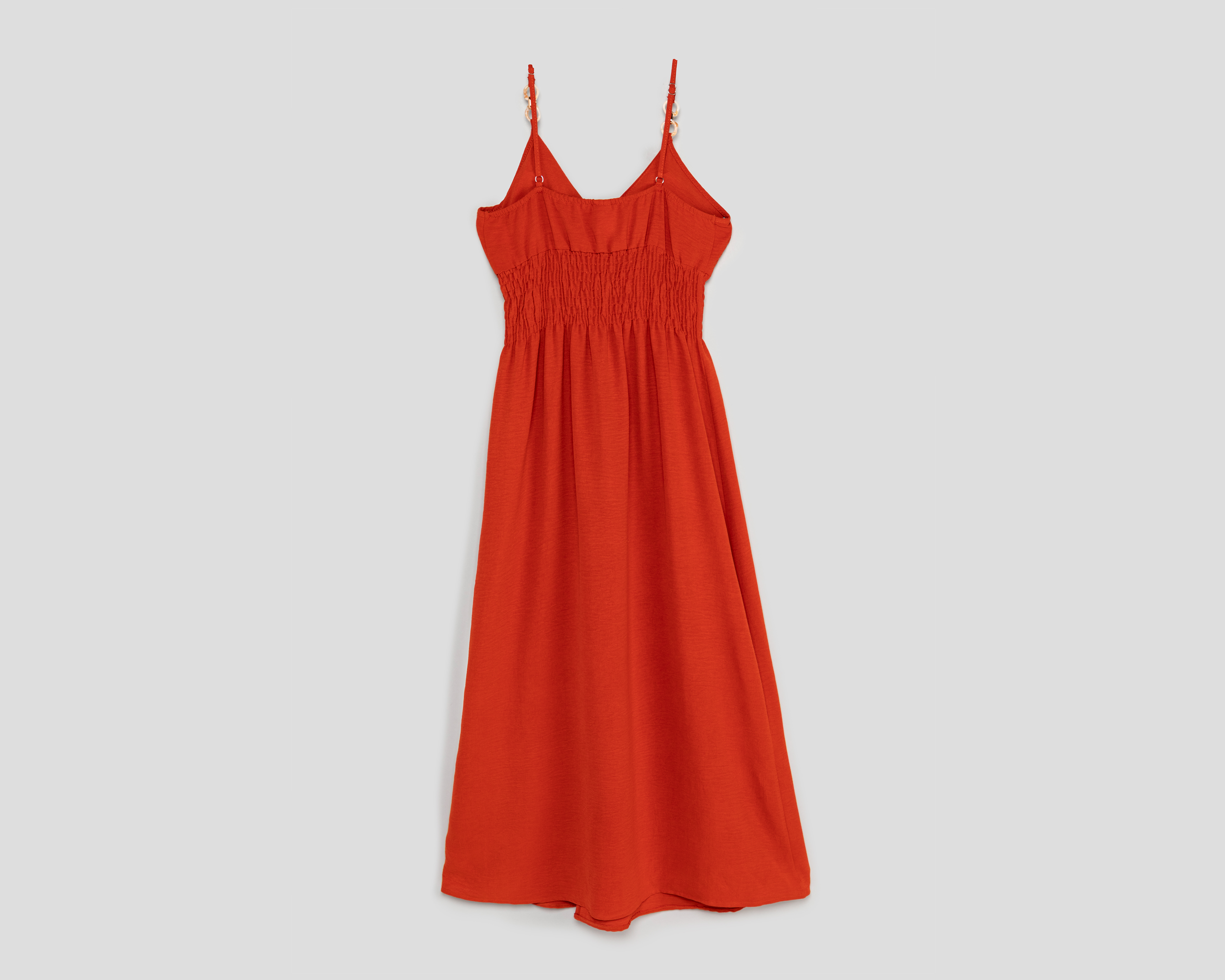 Foto 2 | Foto 2 | Vestido de Playa Rio Beach Rojo con Tirantes Largo para Mujer