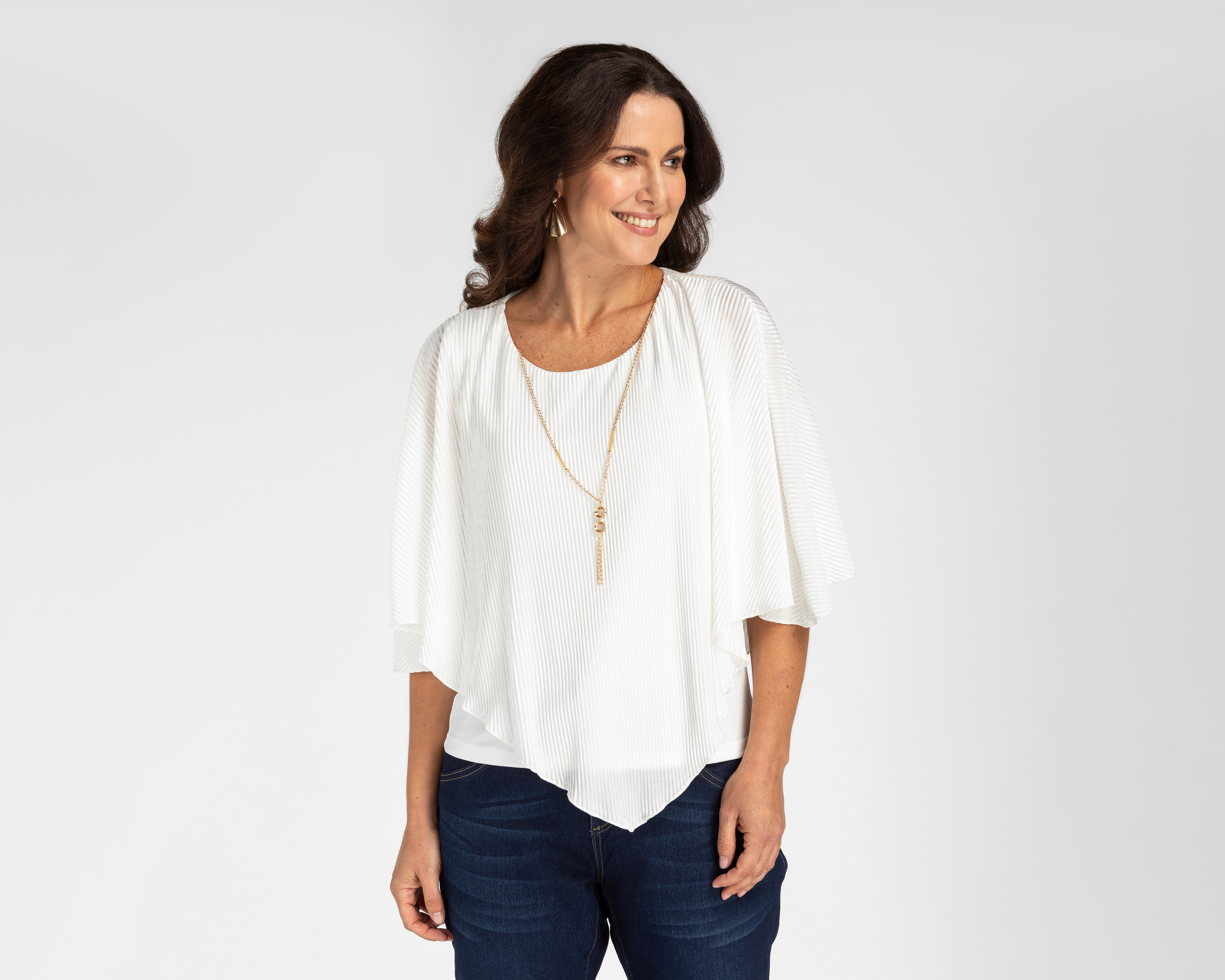 Foto 2 pulgar | Foto 1 | Blusa Sahara Manga Corta con Collar