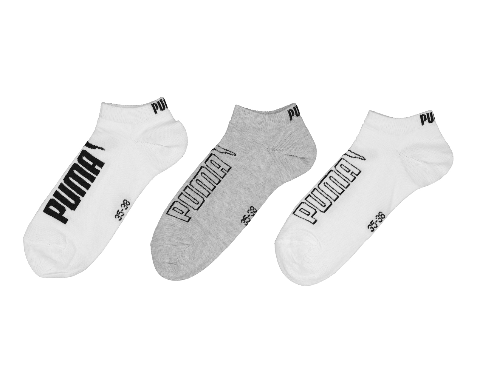 Foto 2 pulgar | Foto 1 | Calcetas Deportivas Puma para Mujer 3 Pares