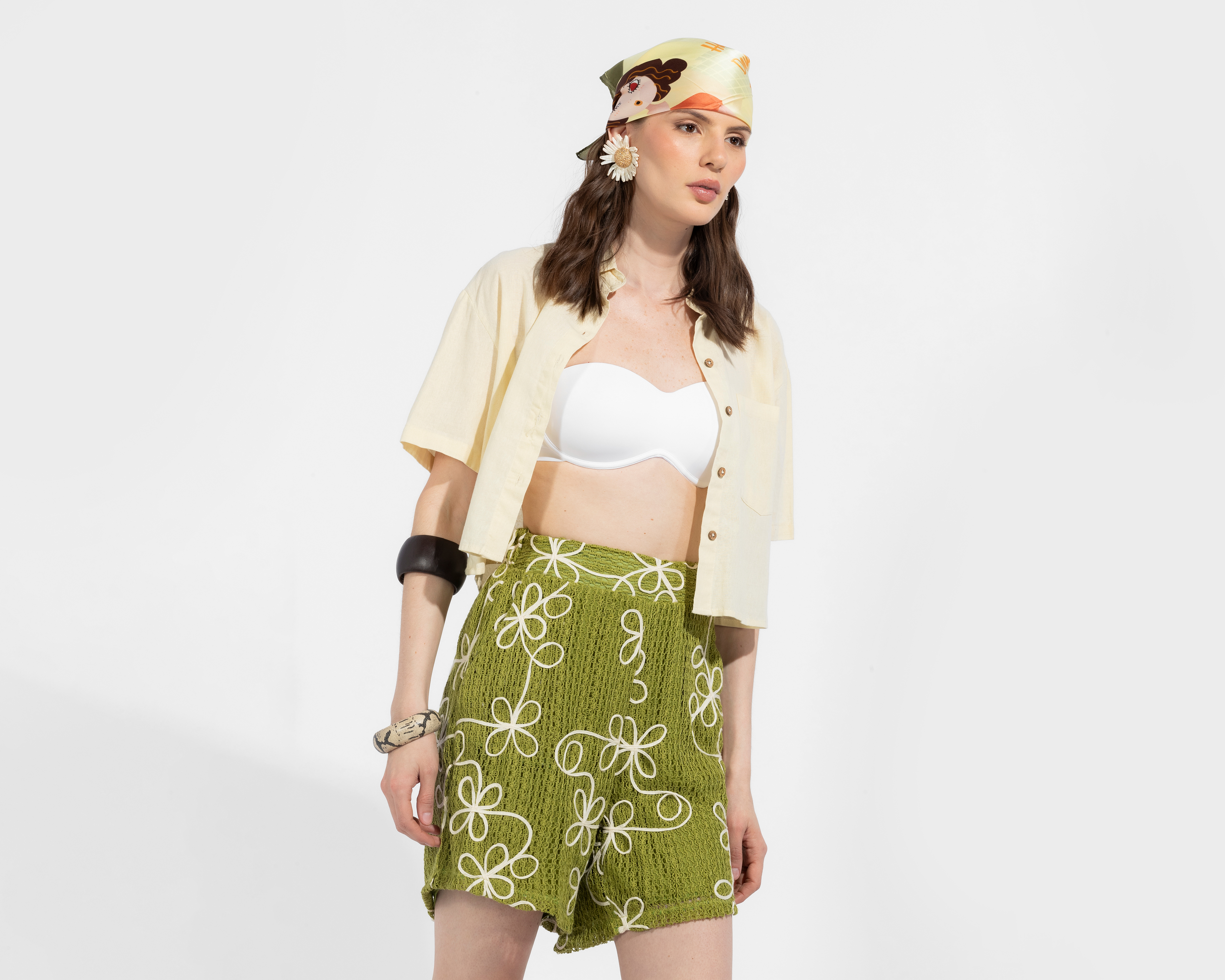 Foto 3 pulgar | Foto 2 | Short Sahara Tejido para Mujer