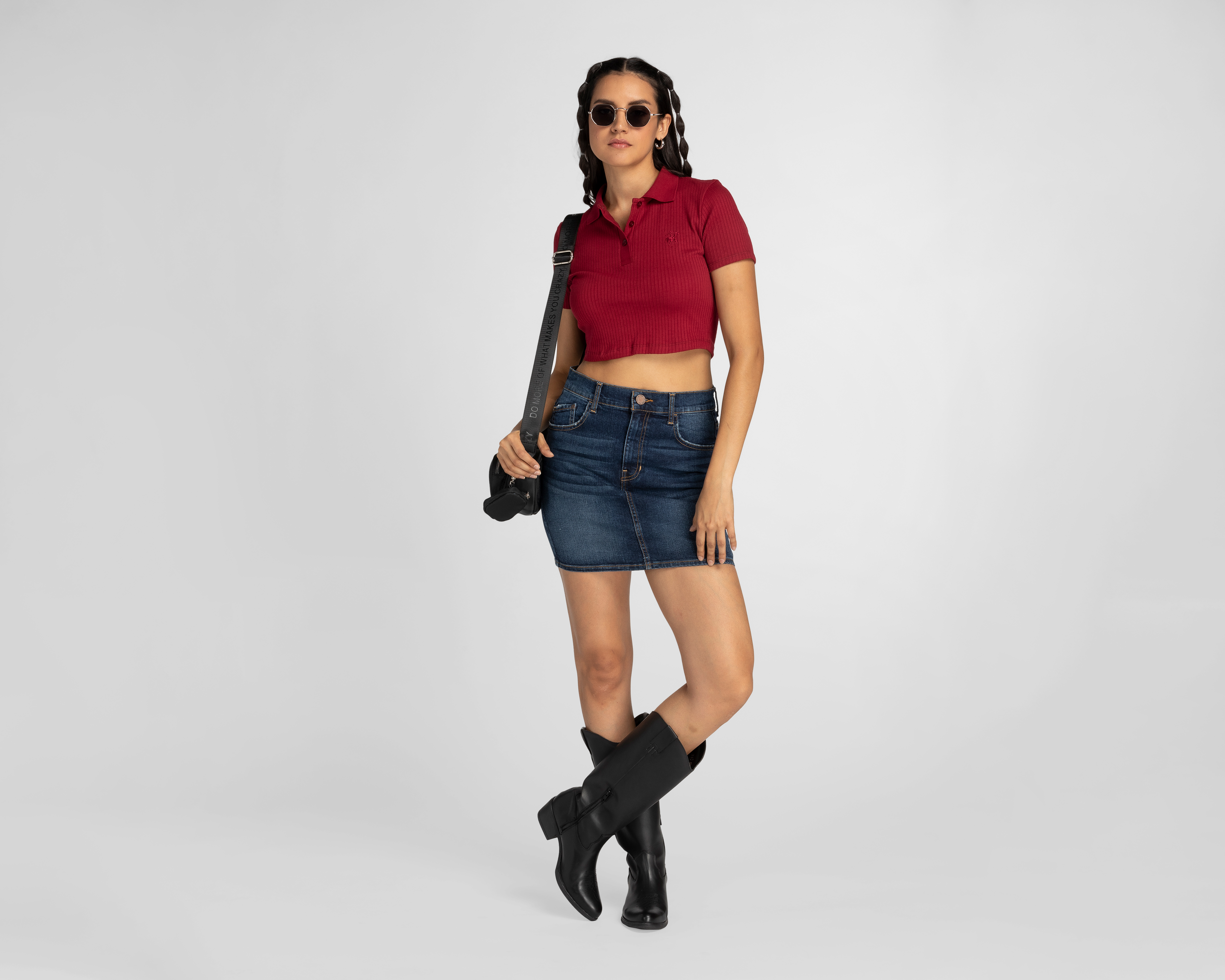 Foto 3 pulgar | Foto 2 | Playera York Team Polo Club Manga Corta Vino