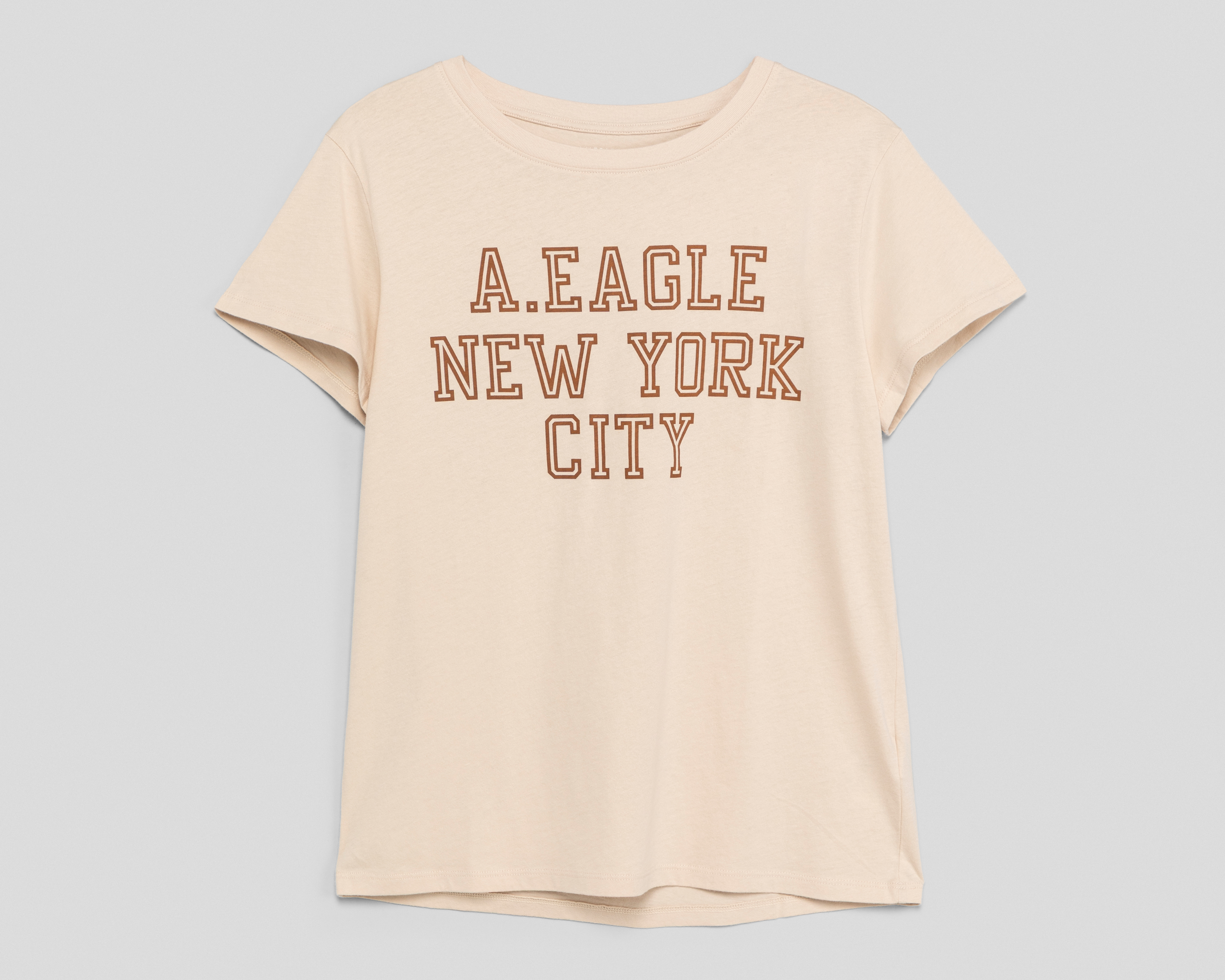 Foto 1 | Foto 1 | Playera Beige American Eagle para Mujer