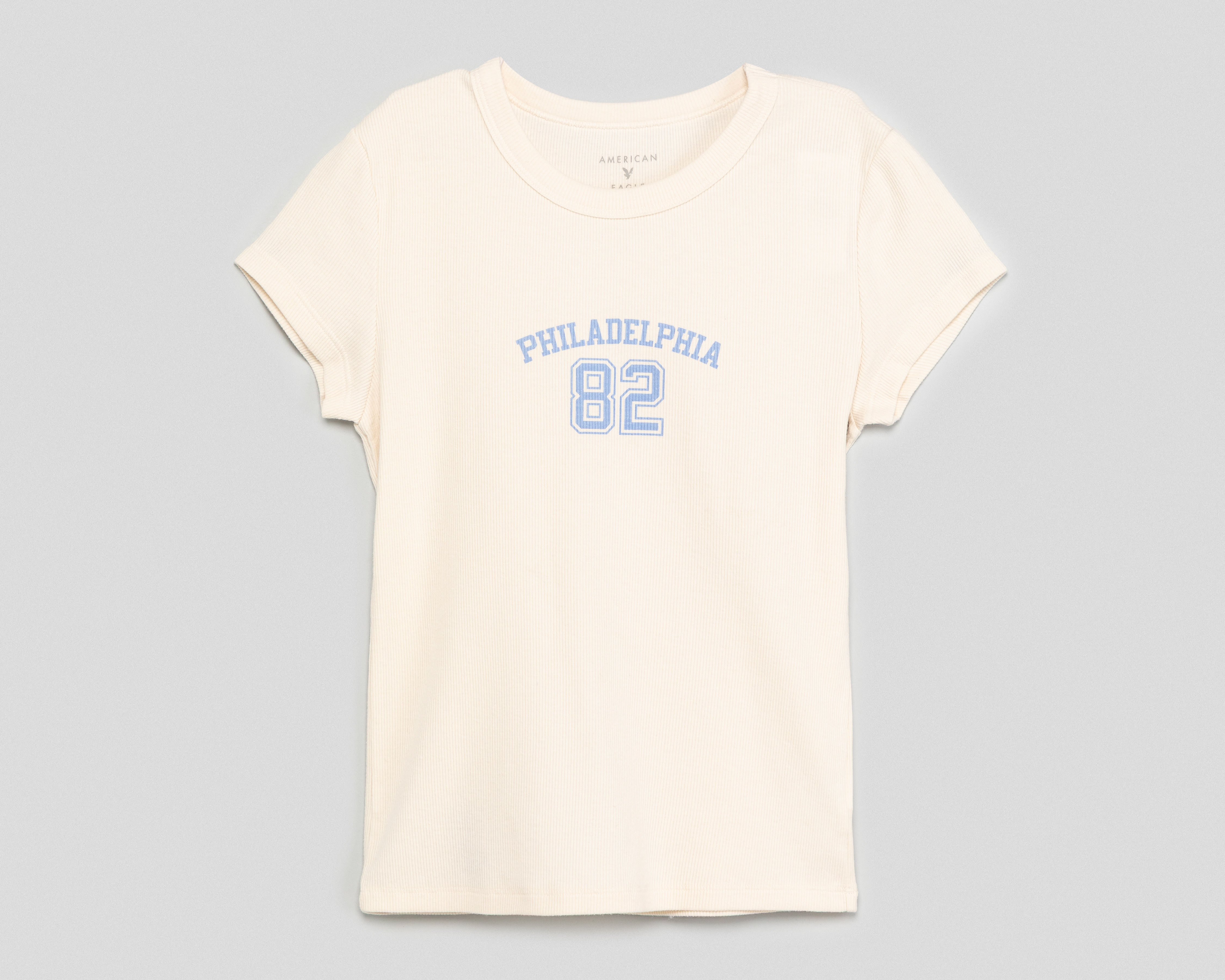 Playera Crema American Eagle para Mujer
