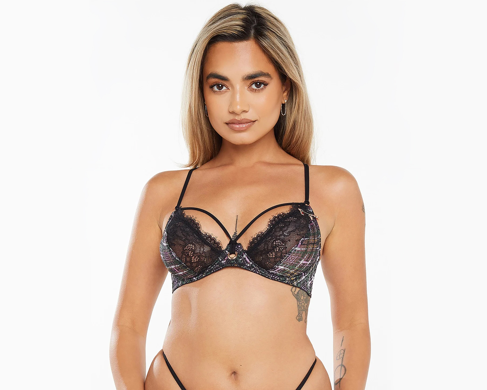 Foto 3 pulgar | Foto 2 | Brasier con Encaje Mine Compa Completa