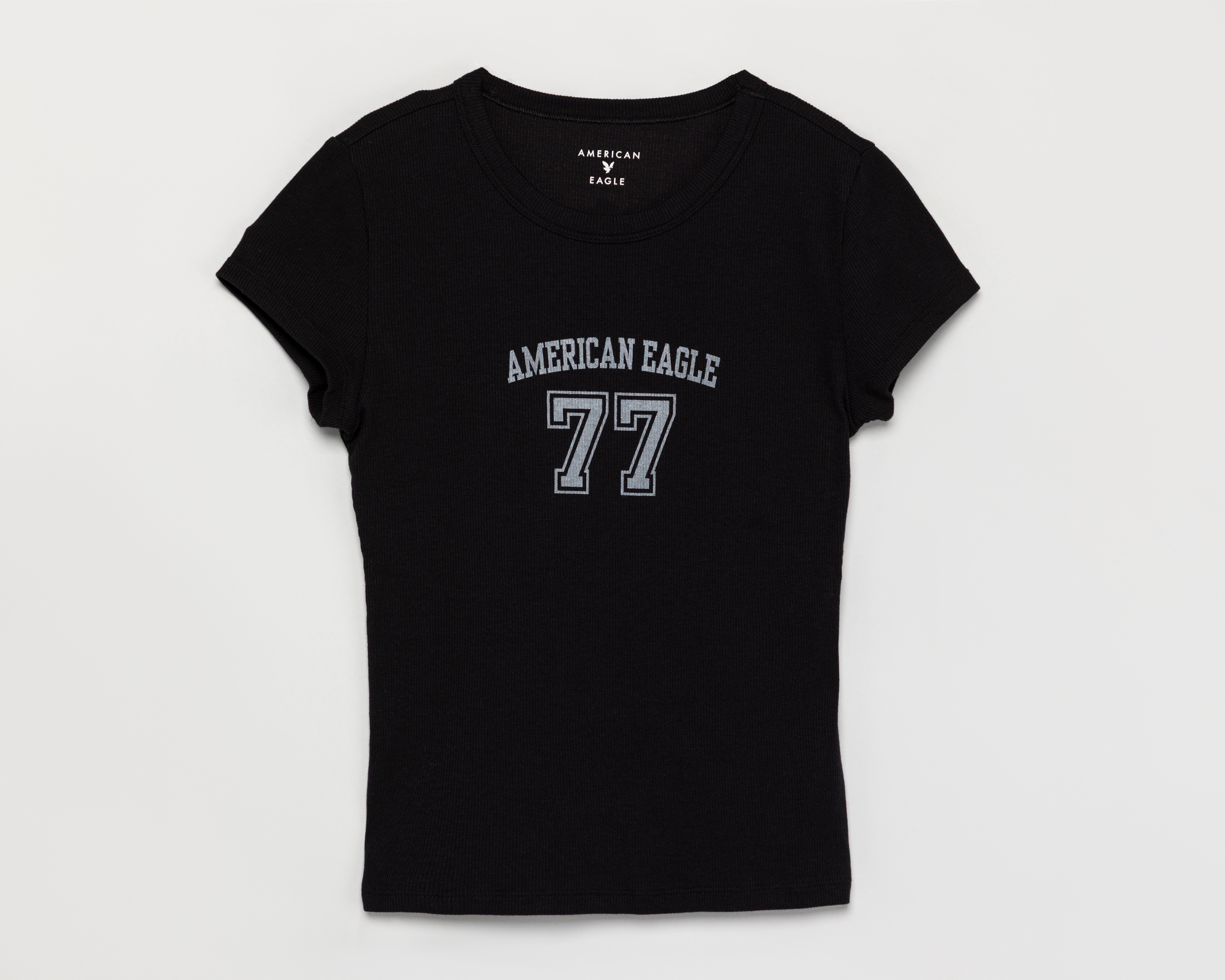 Foto 2 pulgar | Foto 1 | Playera Manga Corta American Eagle para Mujer