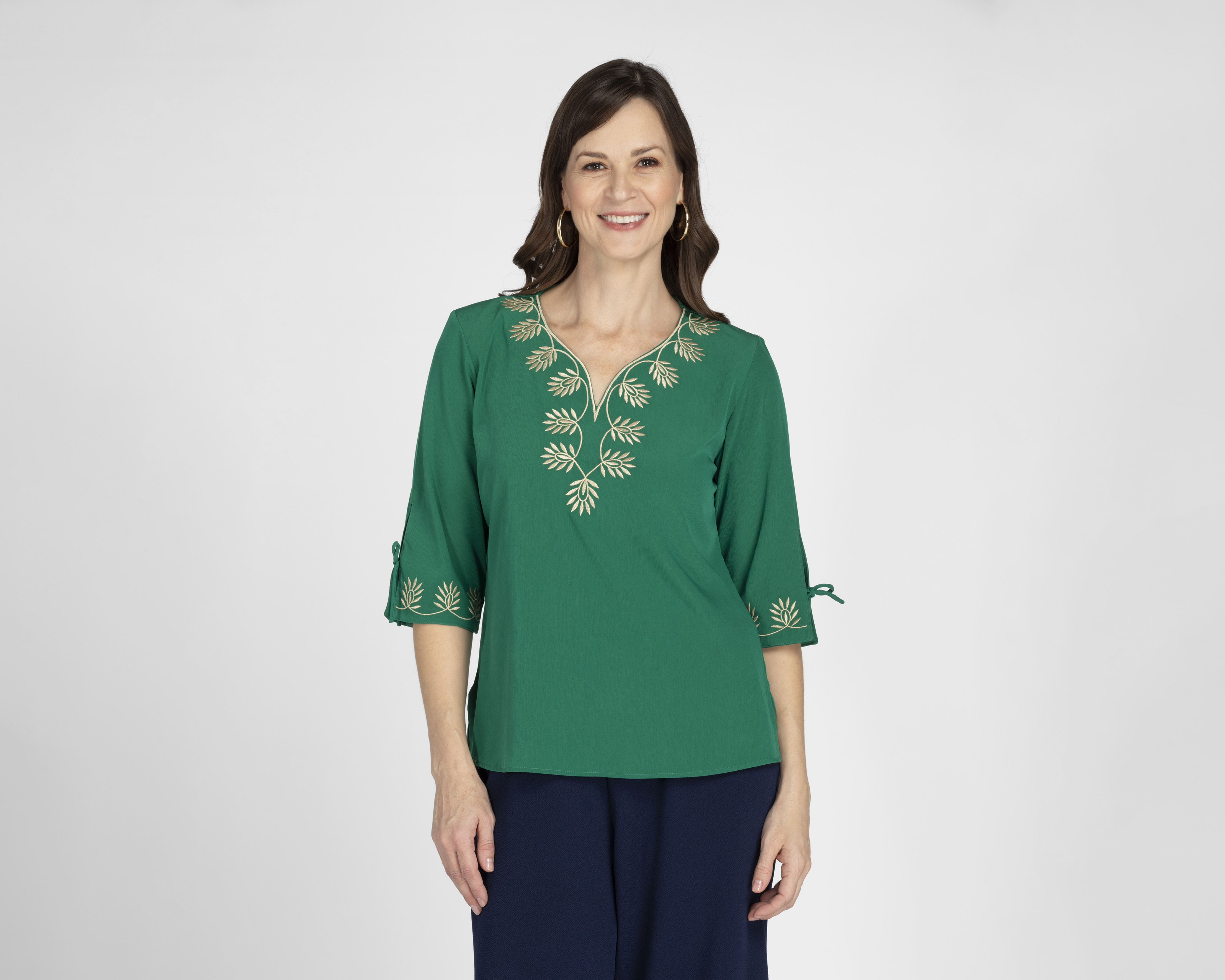 Foto 1 | Foto 1 | Blusa Paloma Manga 3/4 con Bordado