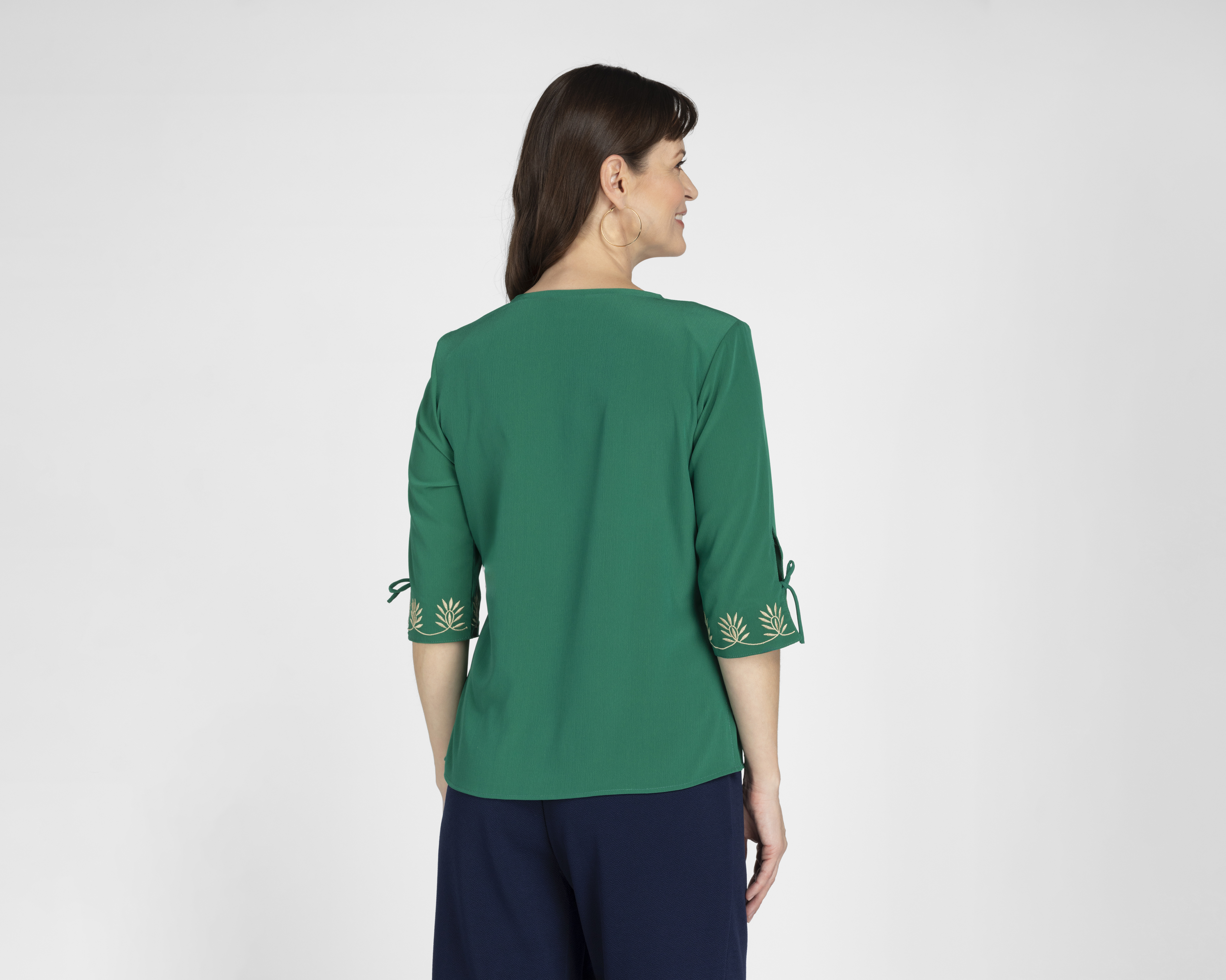 Foto 3 | Foto 3 | Blusa Paloma Manga 3/4 con Bordado