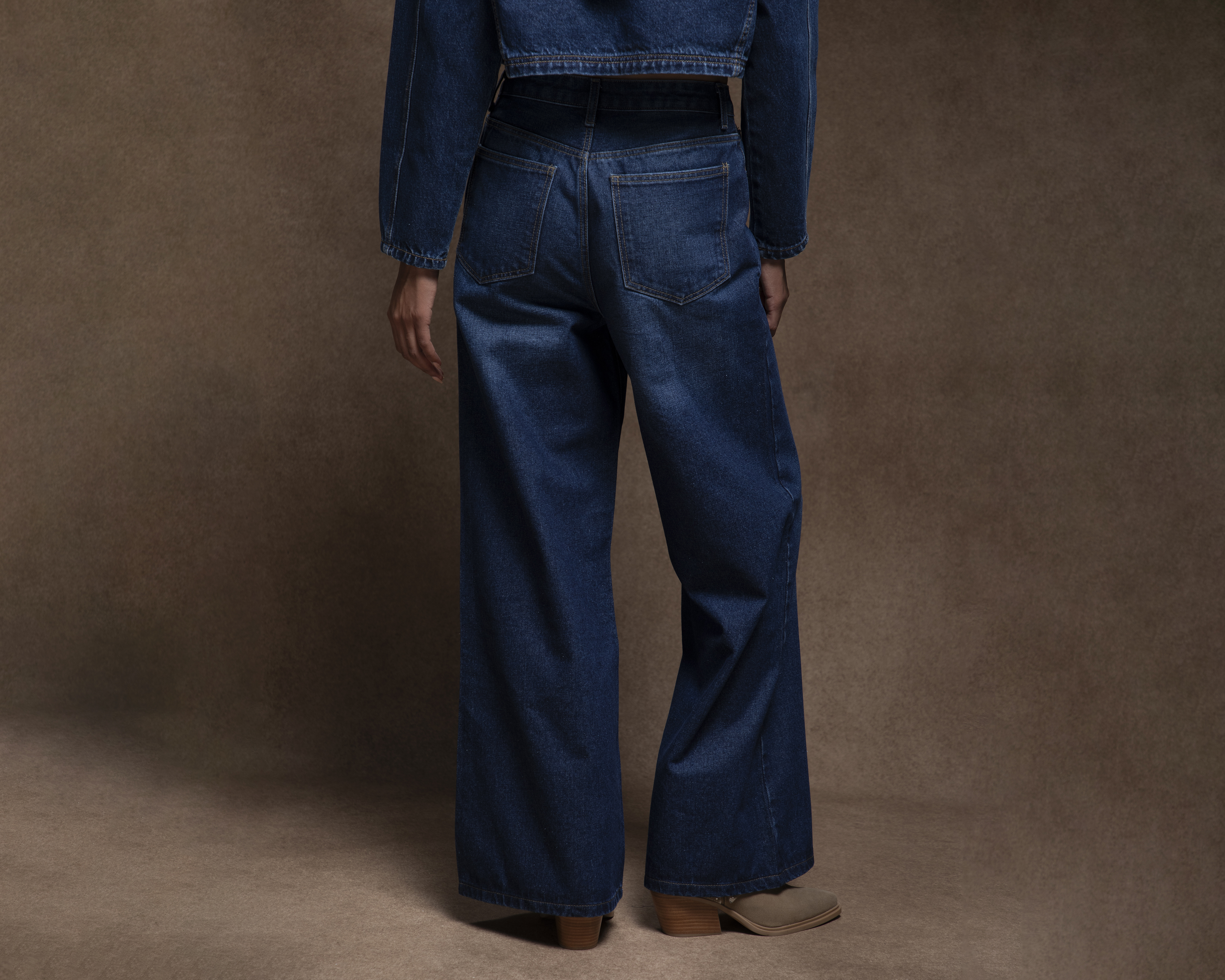 Foto 4 pulgar | Foto 3 | Jeans Wide Leg Strona para Mujer