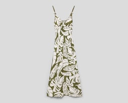 Vestido de Playa Lady Sun Verde con Tirantes para Mujer