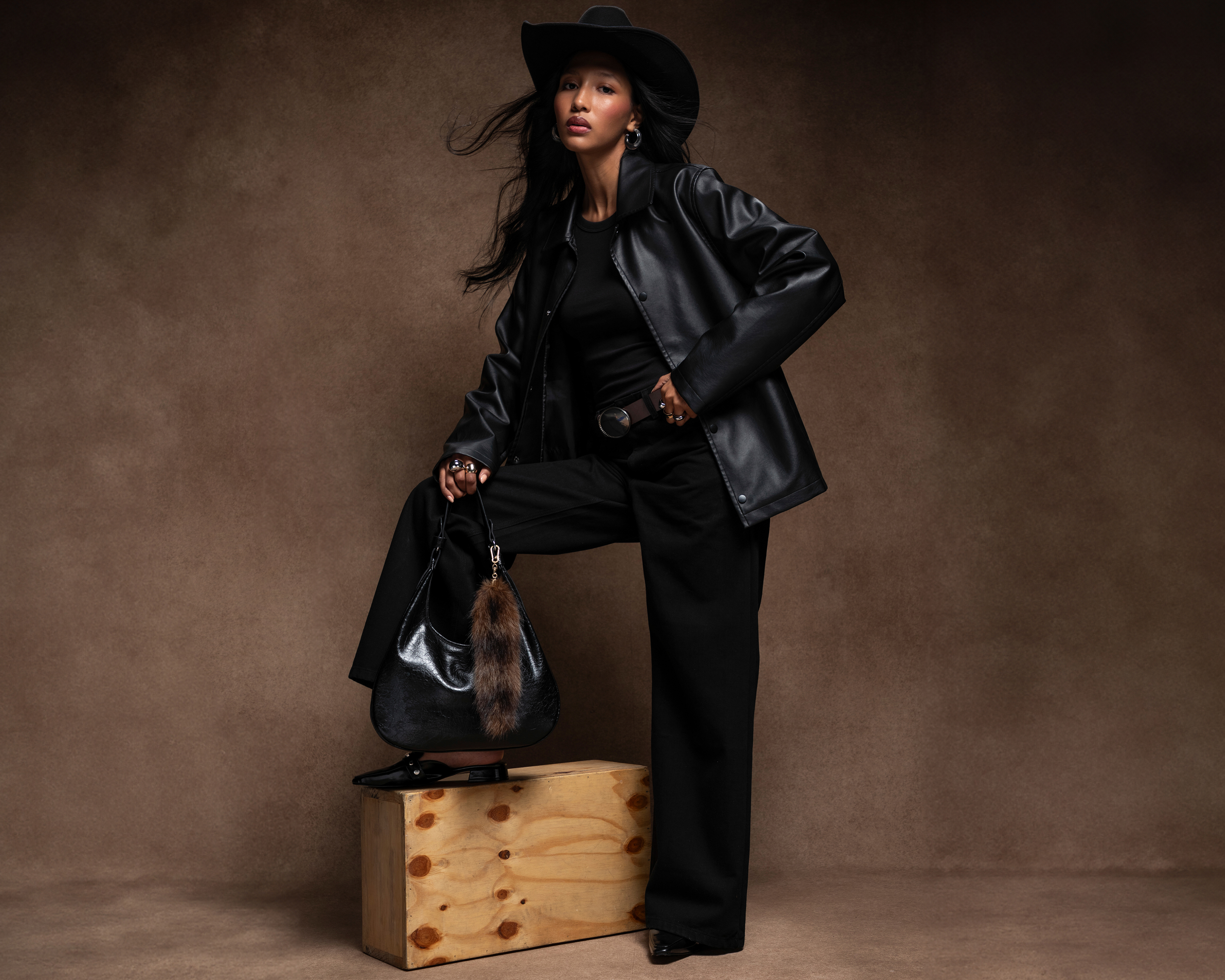 Jeans Wide Leg Strona para Mujer