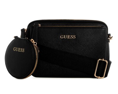 Foto 1 | Foto 1 | Bolsa Cruzada Guess Aengus con Monedero