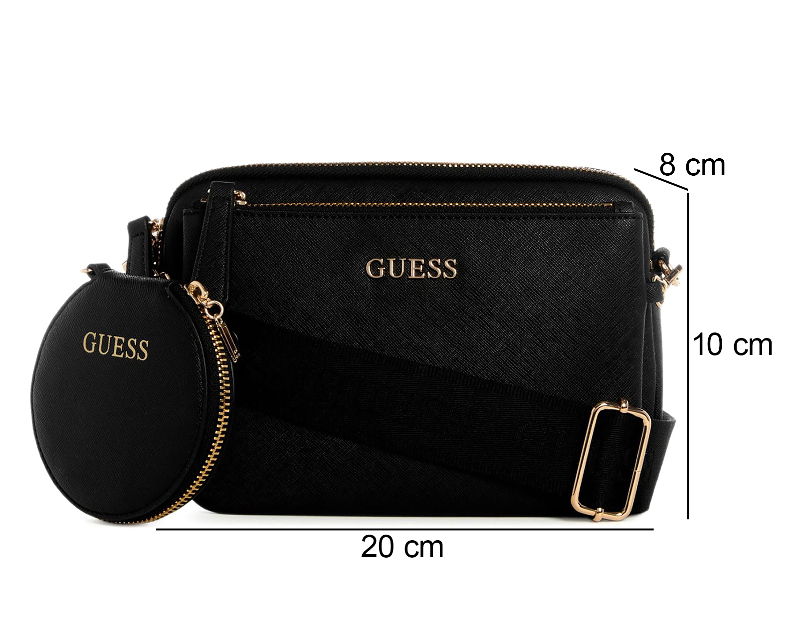 Foto 5 pulgar | Foto 4 | Bolsa Cruzada Guess Aengus con Monedero