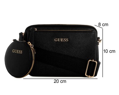 Foto 4 | Foto 4 | Bolsa Cruzada Guess Aengus con Monedero