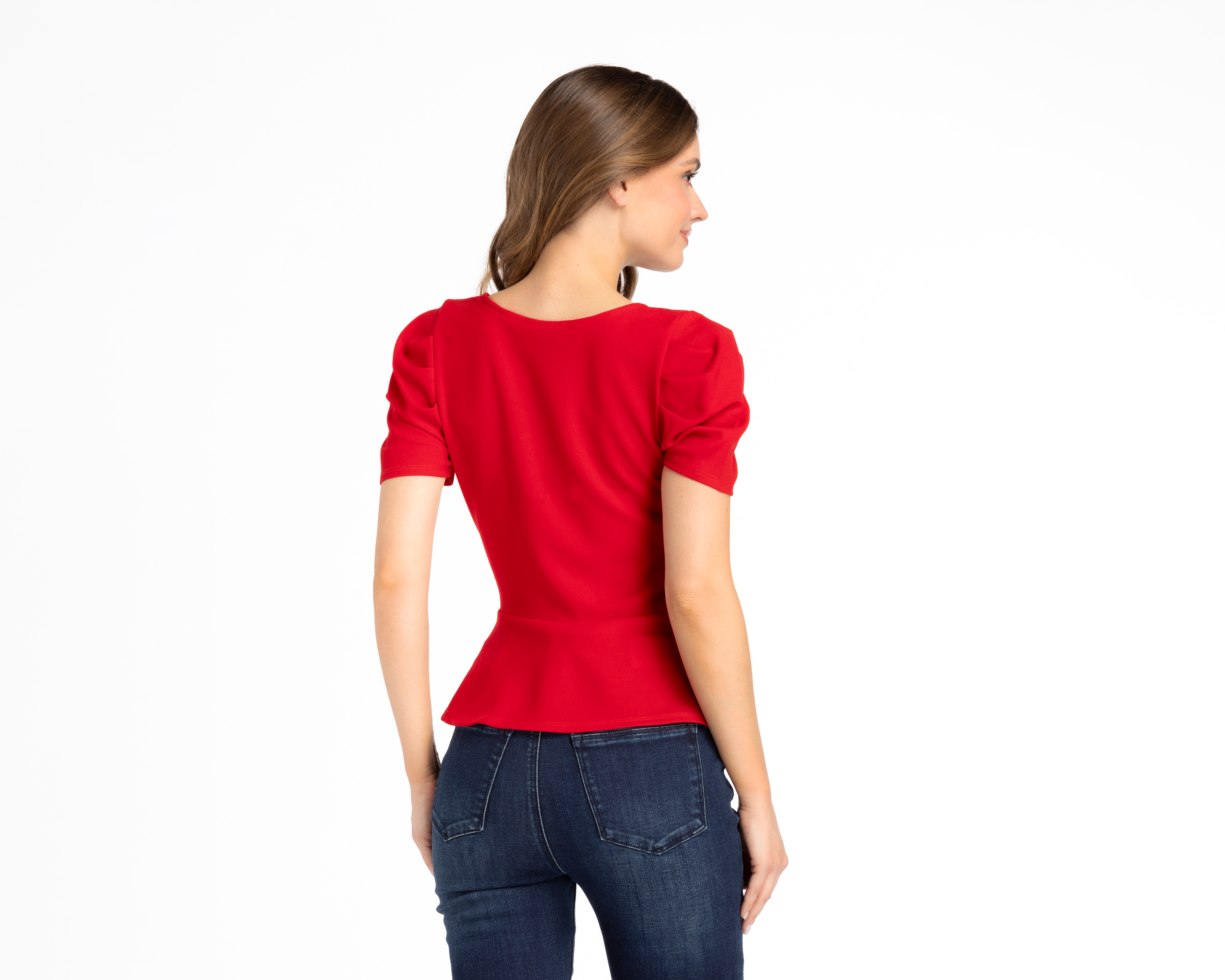 Foto 4 pulgar | Foto 3 | Blusa Sahara Manga Corta con Escote Cruzado