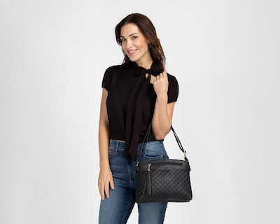 Foto 6 | Foto 6 | Bolsa Cruzada color Negro marca Lady Sun para Mujer